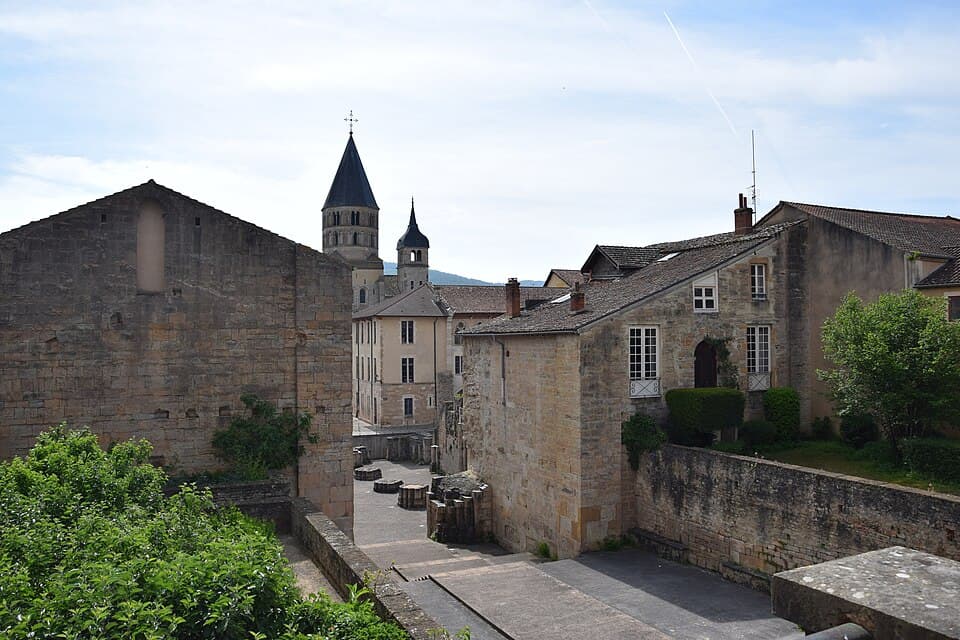 Überreste der Abtei von Cluny