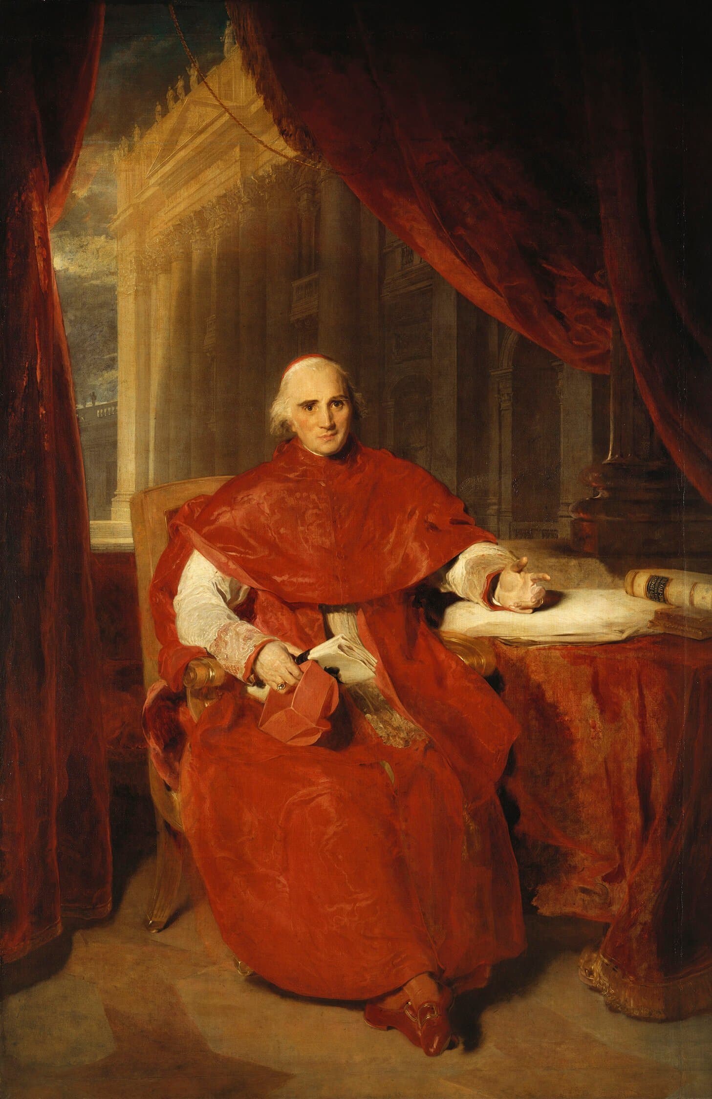 Ercole Consalvi, retrato pintado por Thomas Lawrence en 1819, Royal Collection.