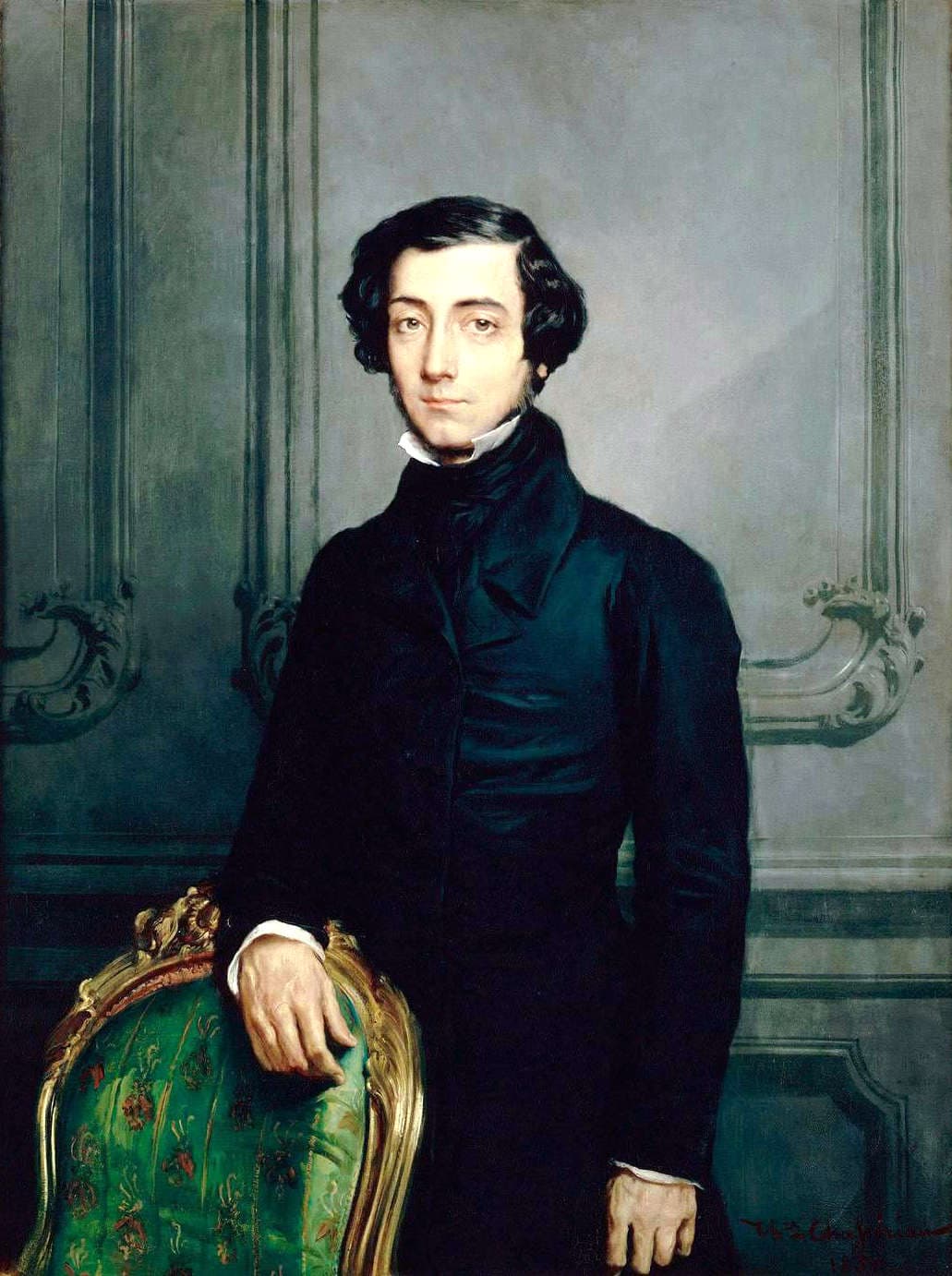 Alexis de Tocqueville namalowany przez Théodore'a Chassériau w 1850 roku