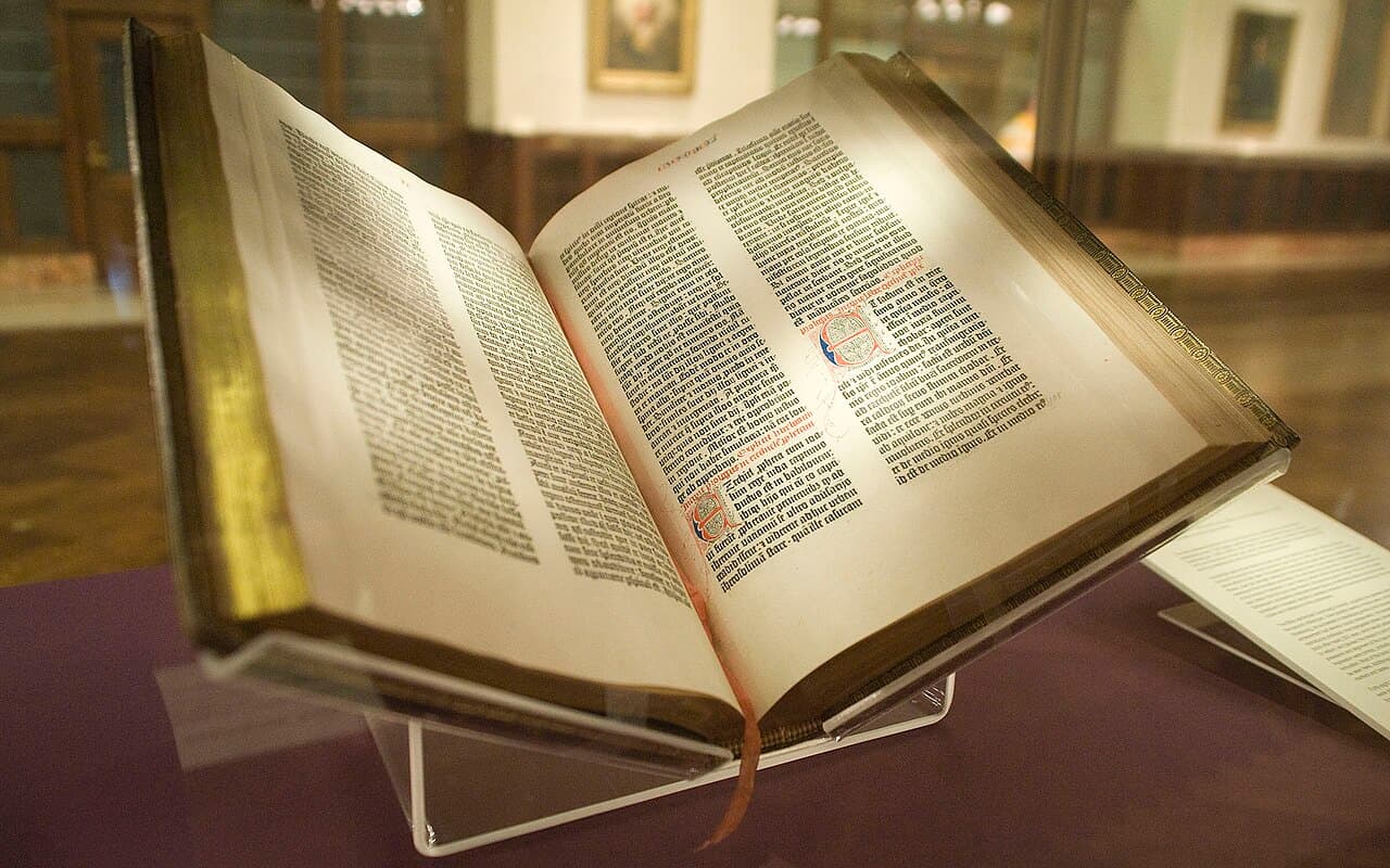Biblia Gutenberga w Nowojorskiej Bibliotece Publicznej