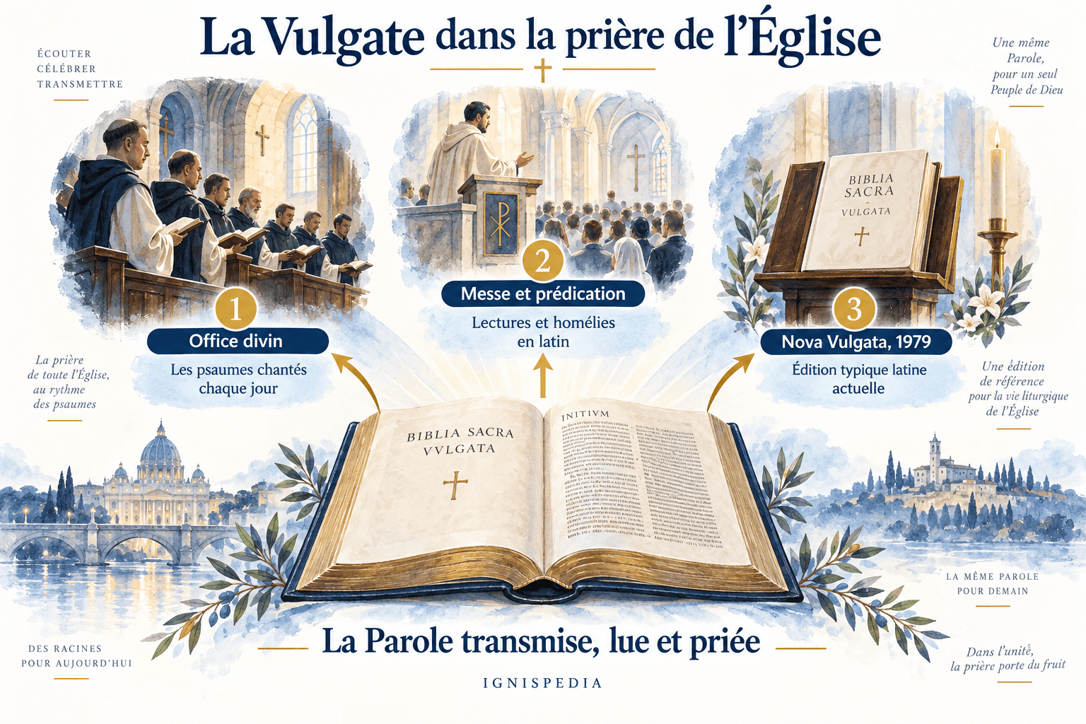 Trois usages de la Bible latine : psaumes de l'office, lectures et prédication, Nova Vulgata de 1979