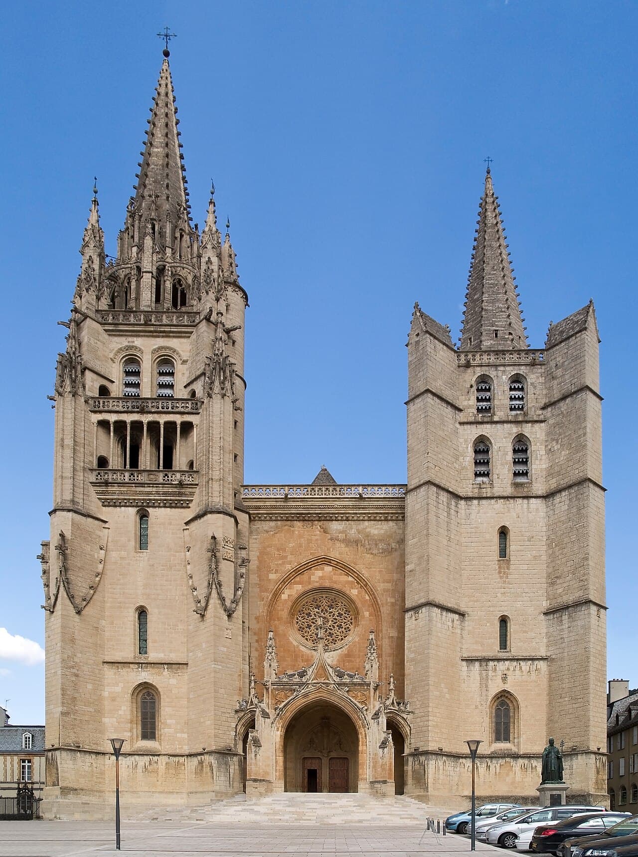 Die Kathedrale von Mende, Bischofssitz des Wilhelm Durandus
