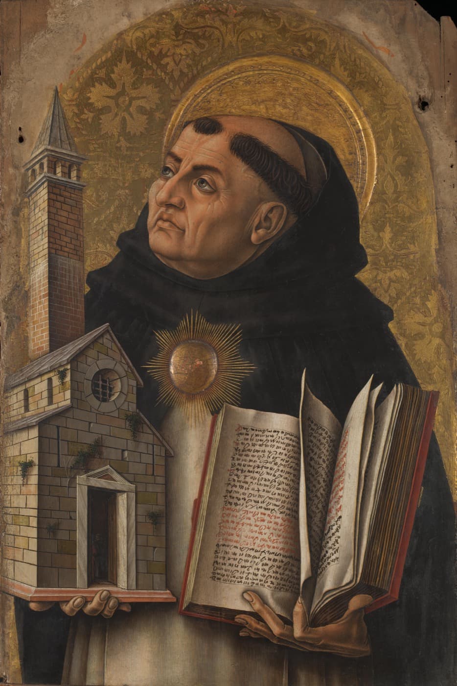 Saint Thomas d'Aquin peint par Carlo Crivelli