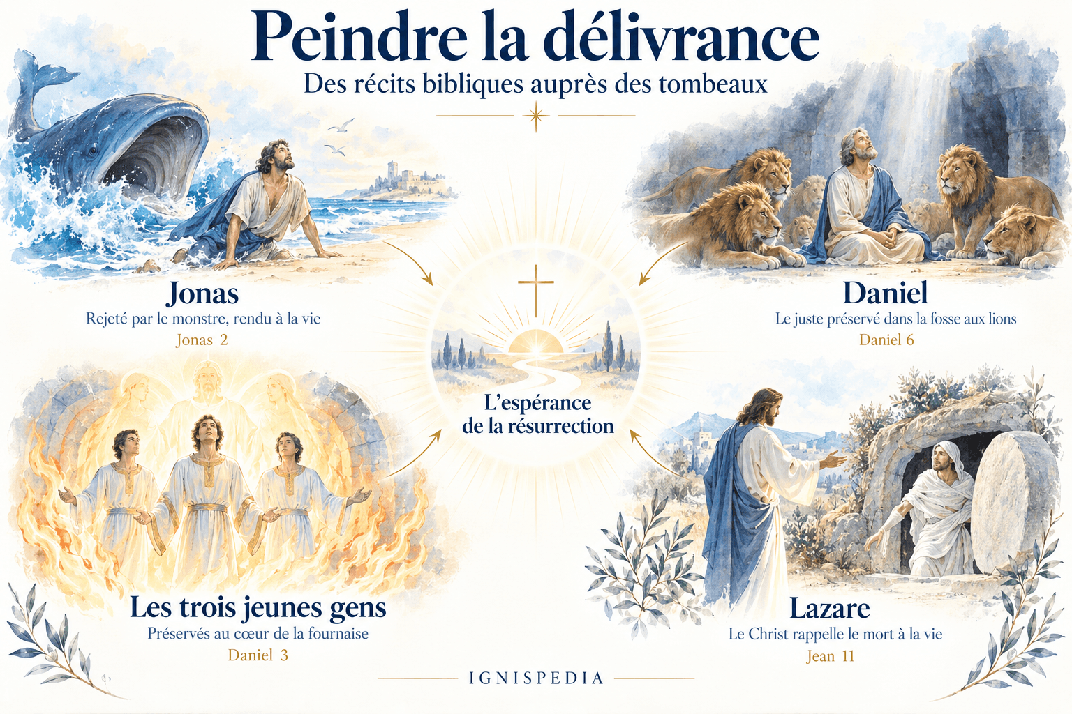 Jona, Daniel, die drei jungen Männer und Lazarus: biblische Bilder der Befreiung