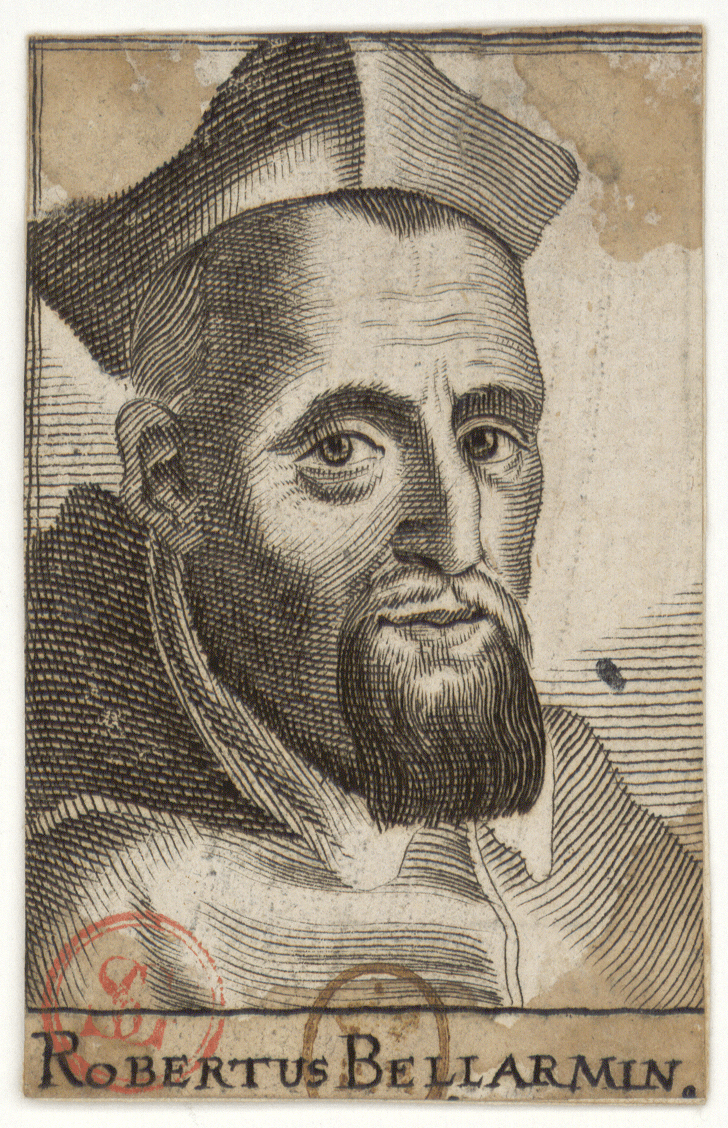 Engraving of Saint Robert Bellarmine
