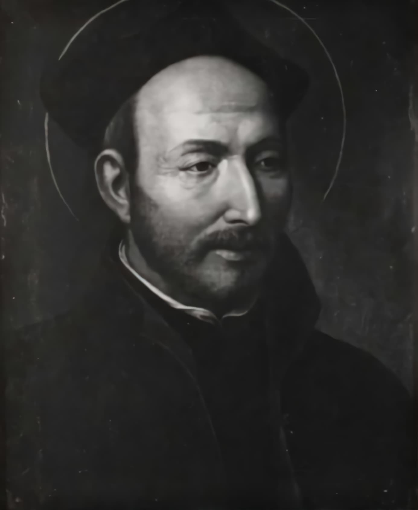 San Ignacio de Loyola, retrato de Jacopino del Conte, hacia 1556
