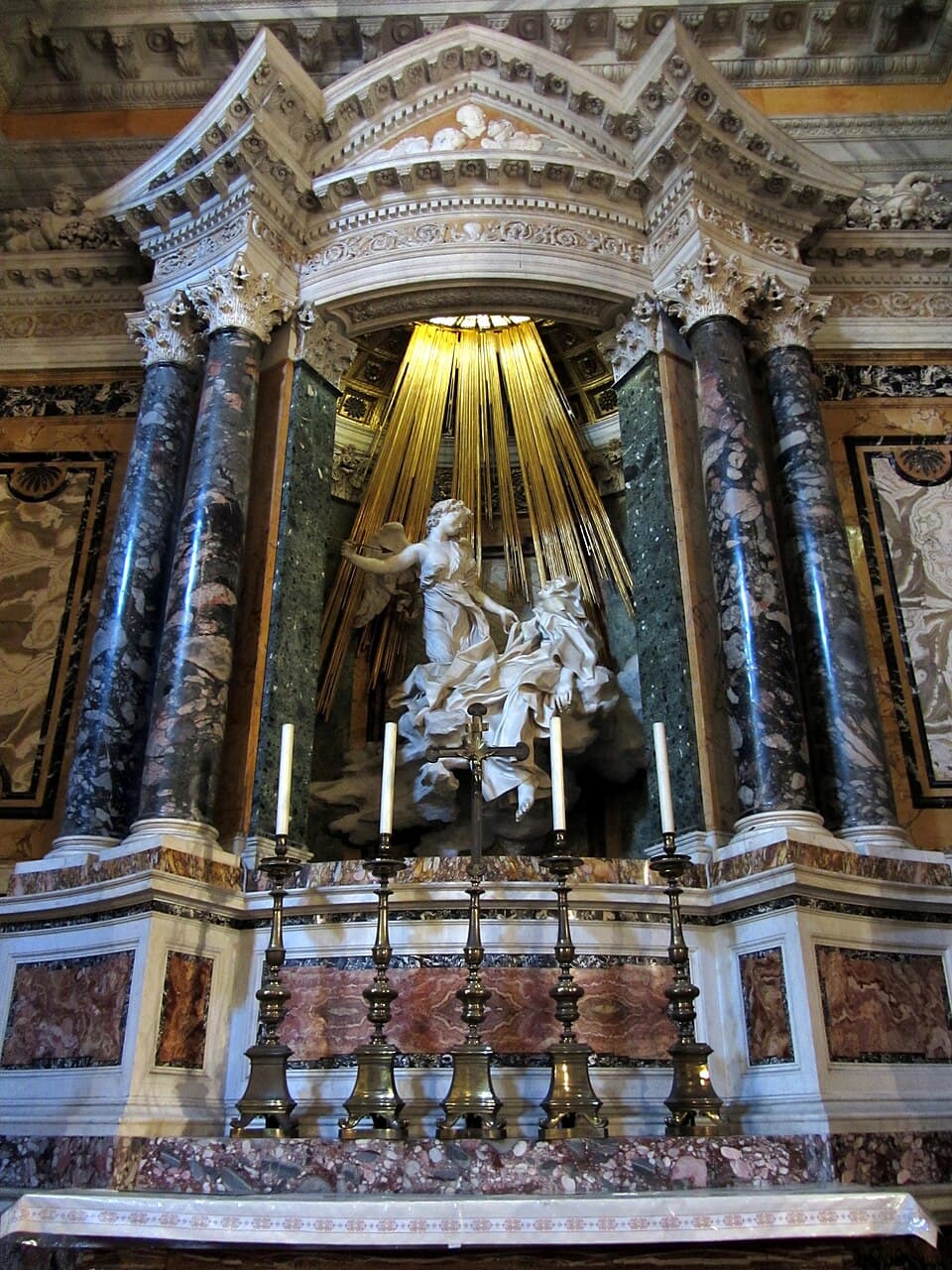 El Éxtasis de santa Teresa, capilla Cornaro. Foto : Sumselkawumsel