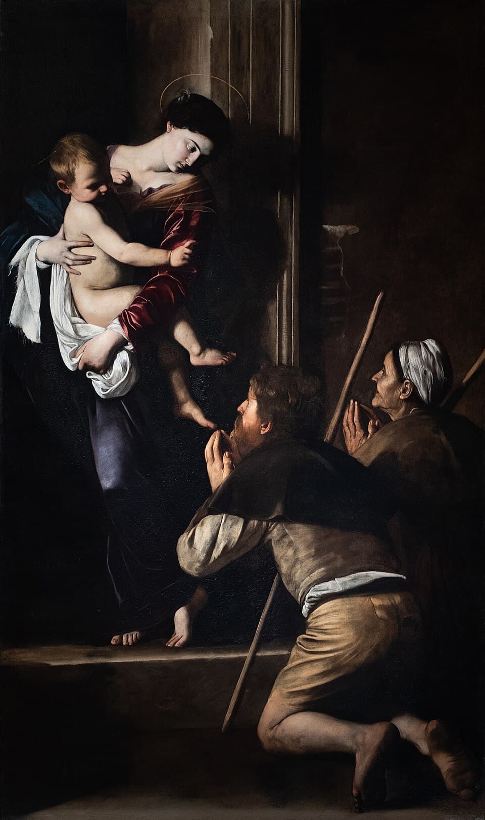 Madonna of the Pilgrims, about 1604-1606, Sant'Agostino, Rome