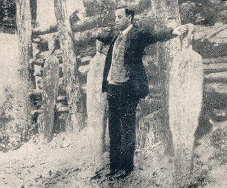 Le bienheureux Miguel Pro face au peloton d'exécution à Mexico en 1927