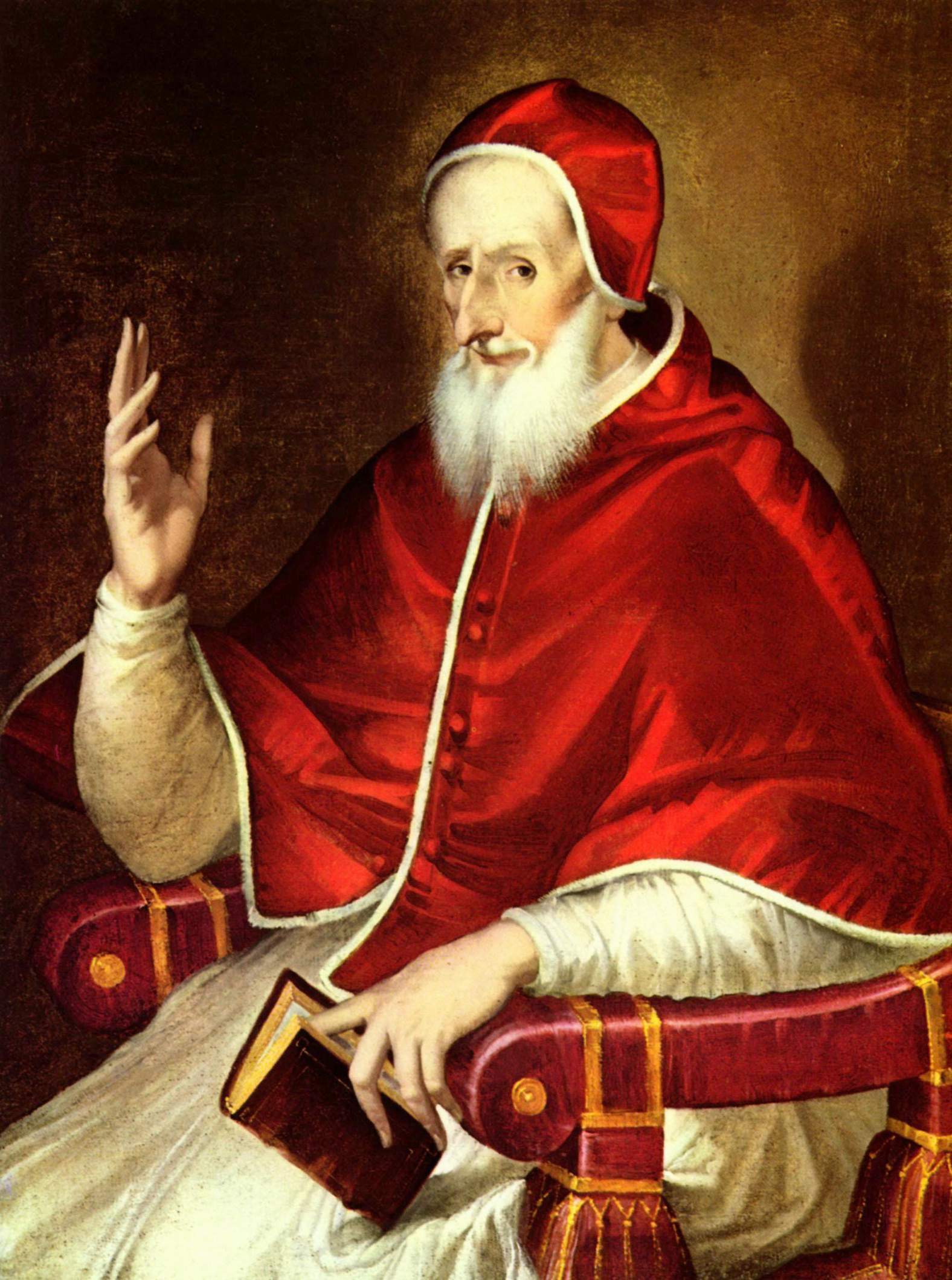 Saint Pope Pius V, painting by El Greco