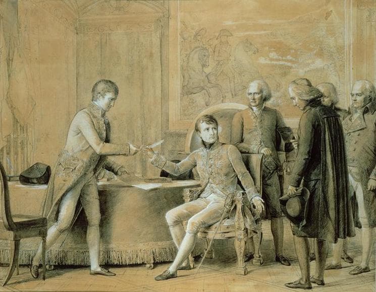 Signature du Concordat entre la France et le Saint-Siège, le 15 juillet 1801, par François Gérard