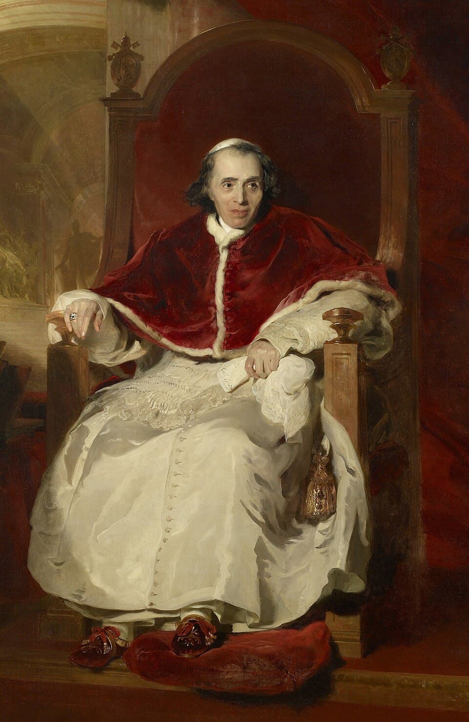 Portrait du pape Pie VII (Barnaba Chiaramonti, 1742-1823) par Sir Thomas Lawrence, 1819