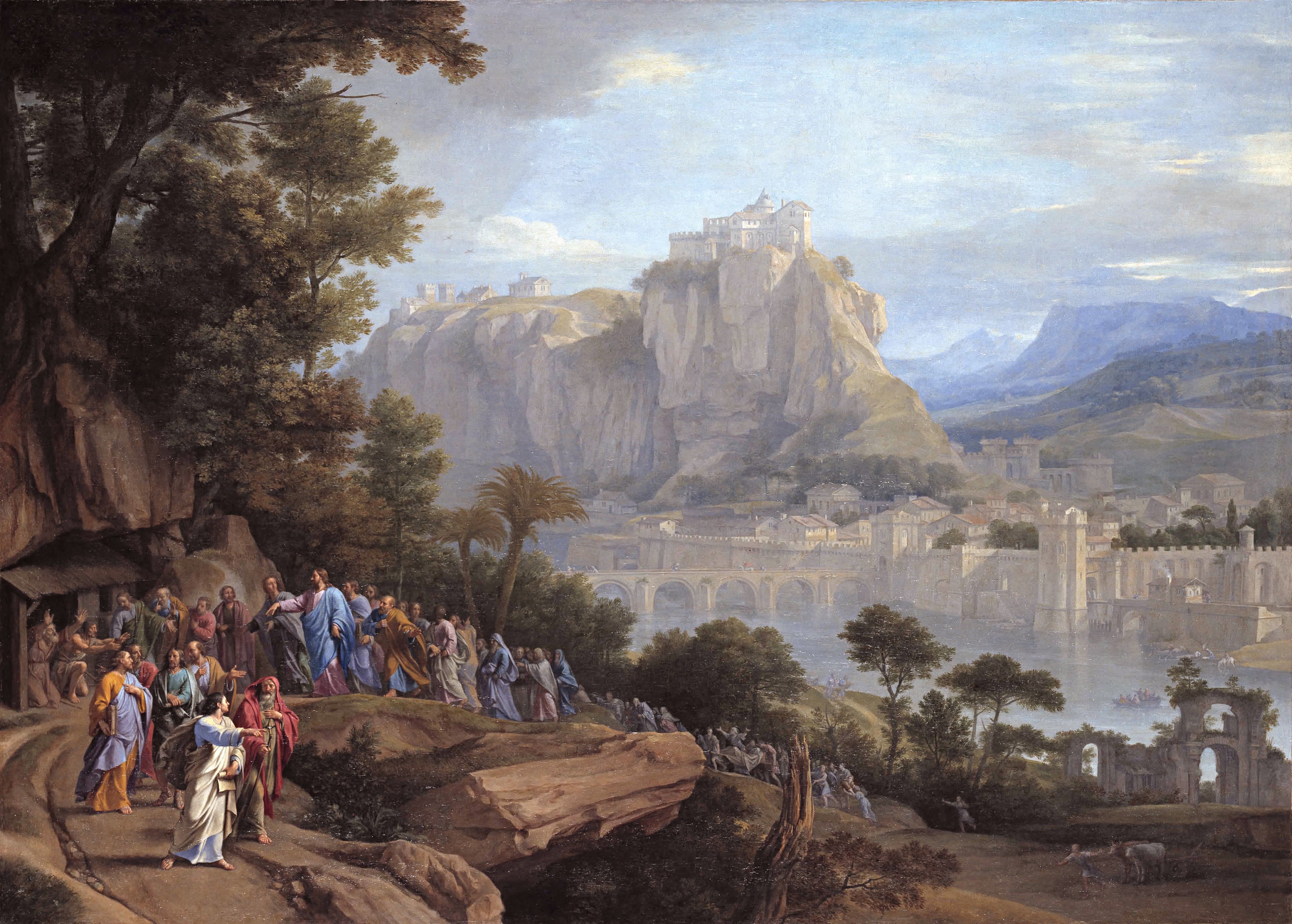 Chrystus uzdrawiający niewidomego, obraz Philippe'a de Champaigne'a