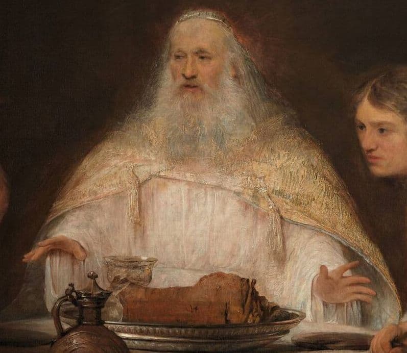 Abraham y la promesa — pintura o icono tradicional