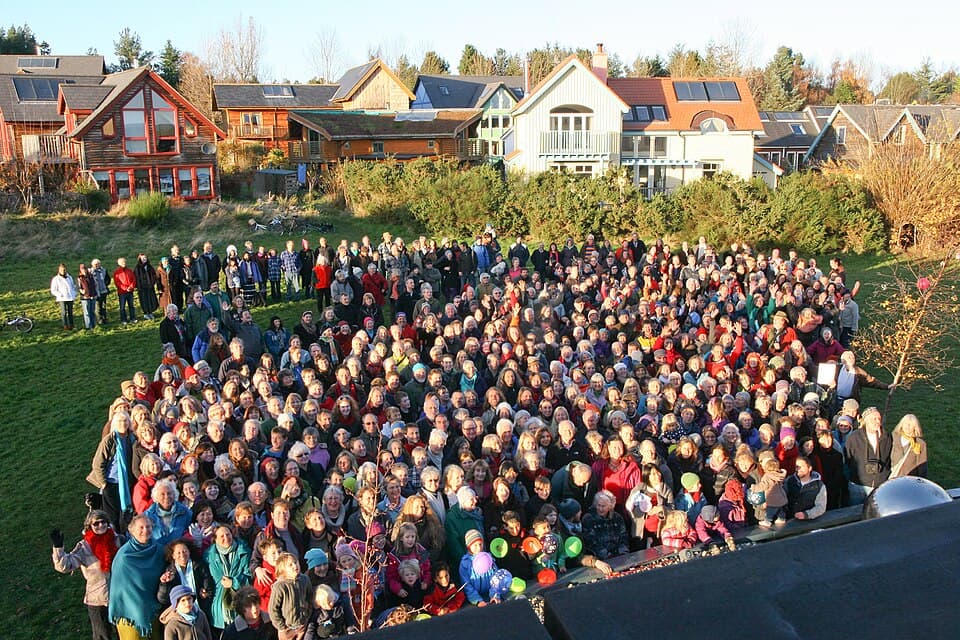 La comunidad espiritual de Findhorn en Escocia