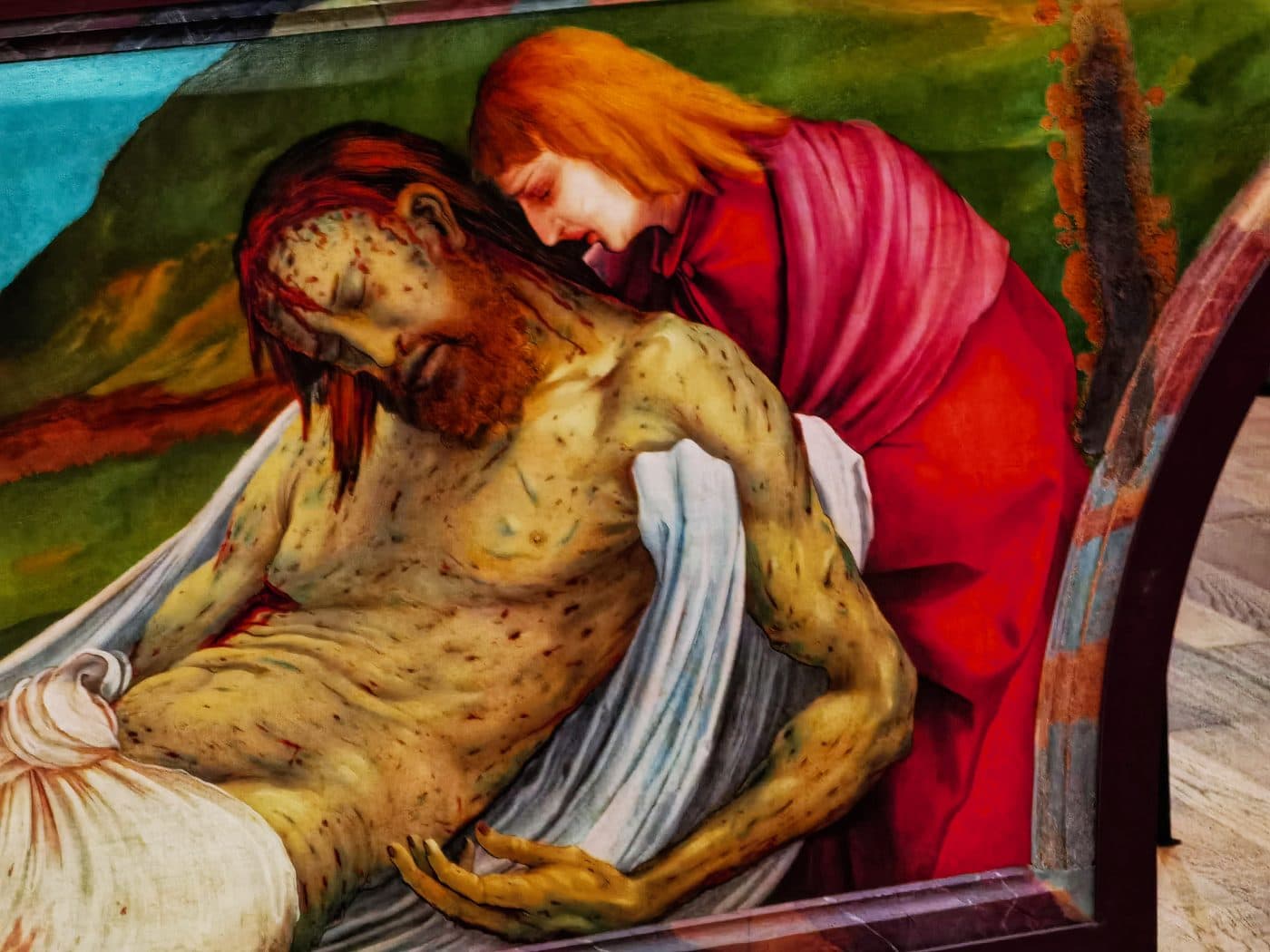 Lamentation predella