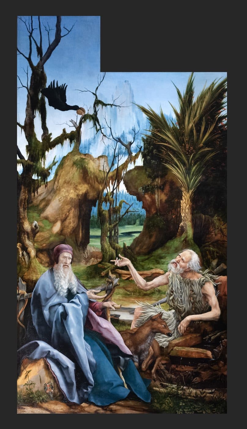 Saints Paul and Anthony in the desert