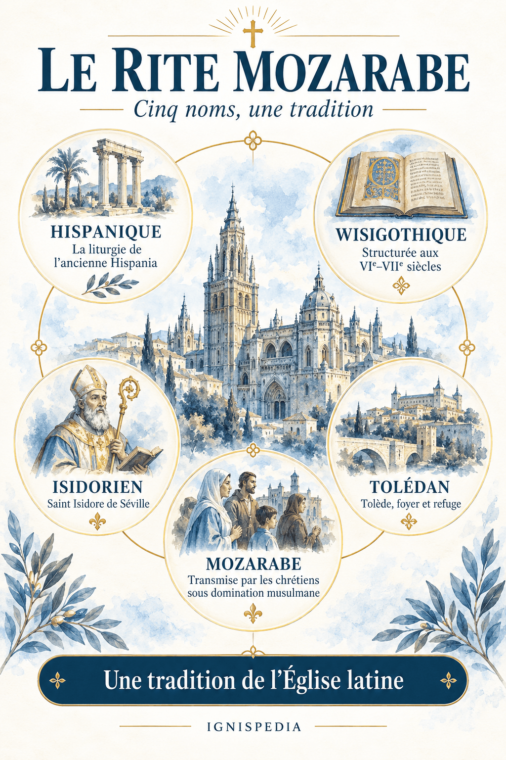 Les cinq appellations du rite mozarabe