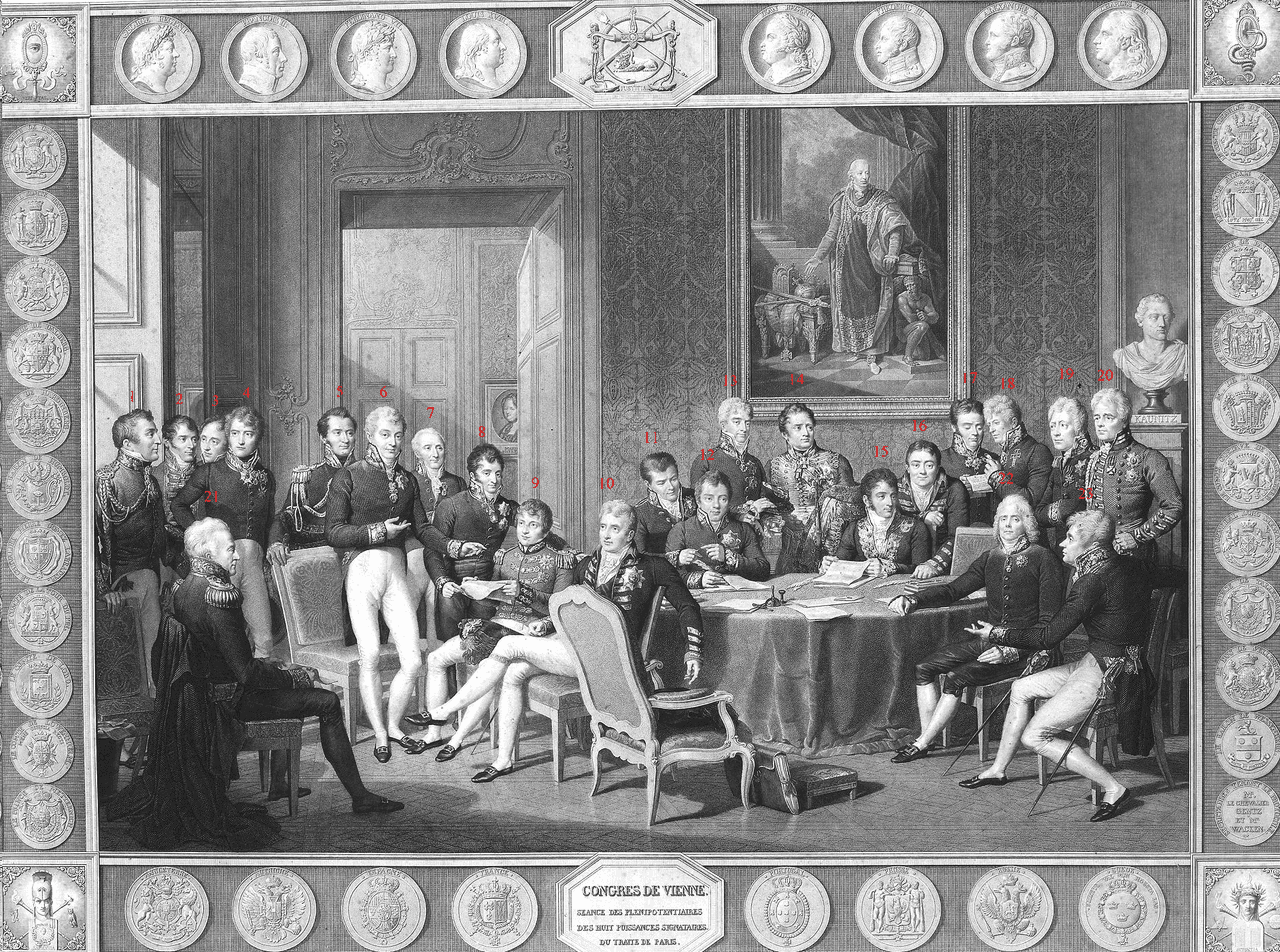 The Congress of Vienna, after Jean-Baptiste Isabey