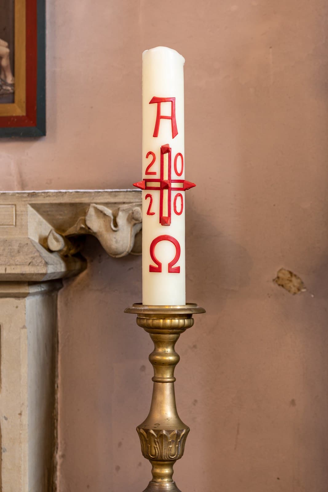 Cero pasquale della cappella della Santa Croce a Dülmen