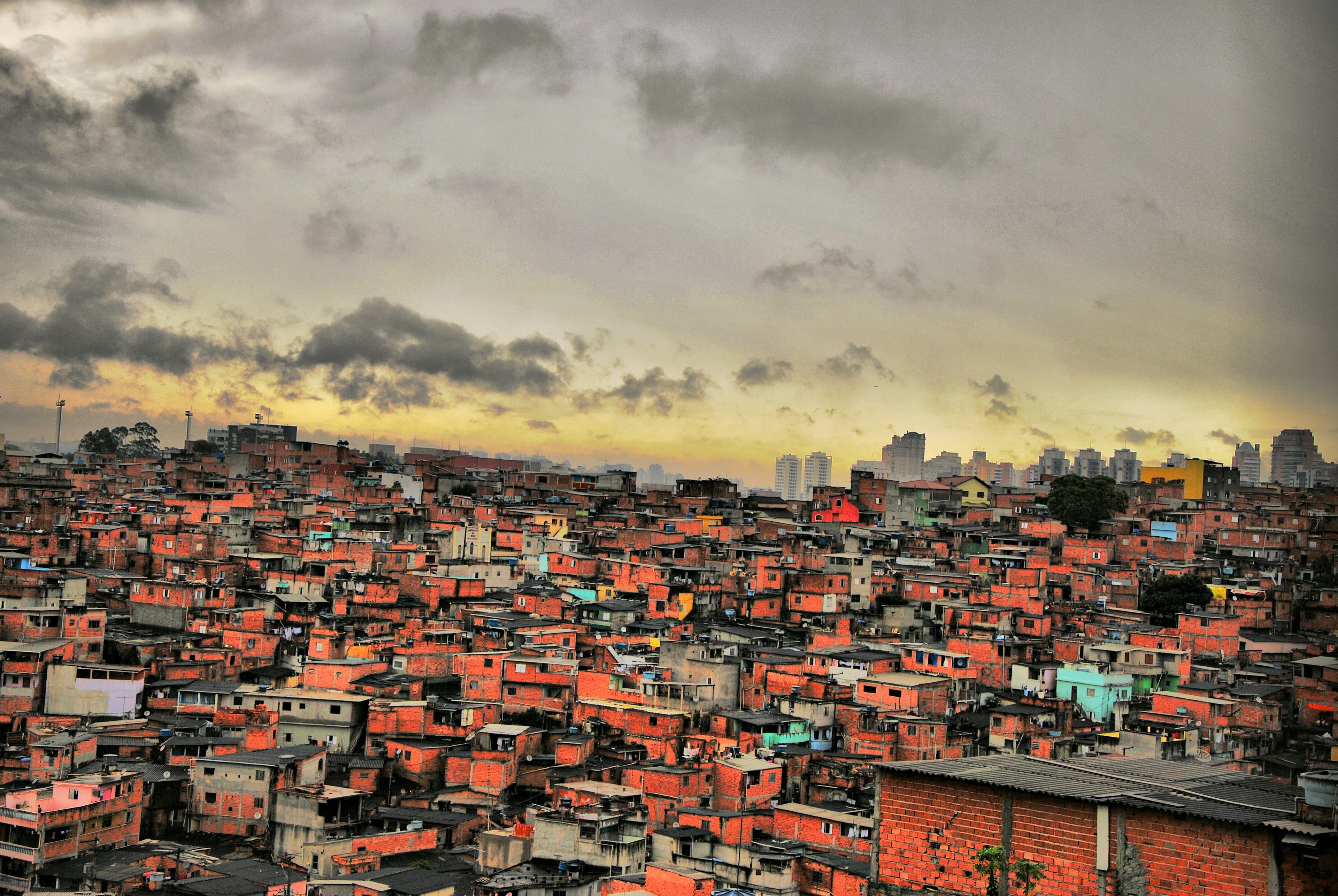 São Paulo'daki Paraisópolis favelası