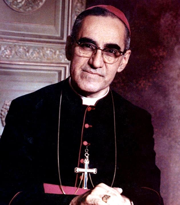 Portrait of Saint Oscar Romero, Archbishop of San Salvador and canonized martyr