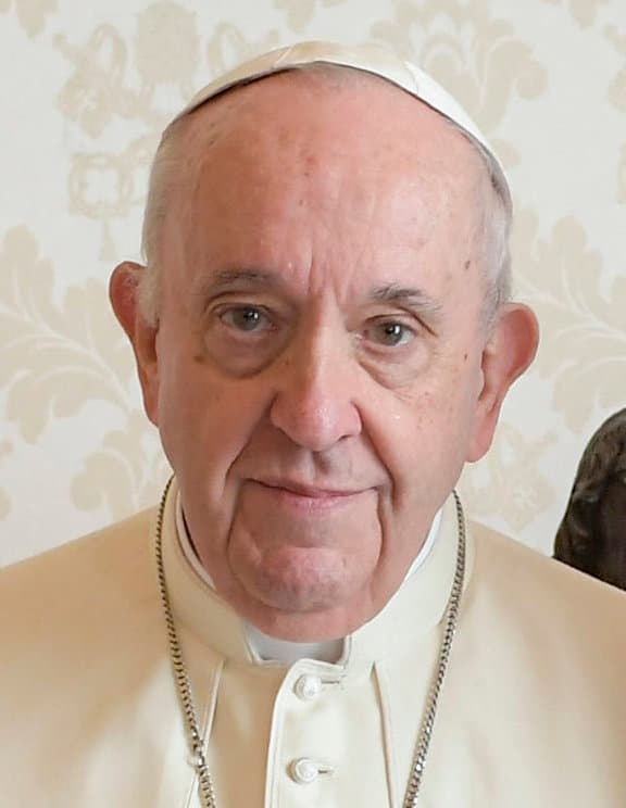 Portrait of Pope Francis, first Latin American pope