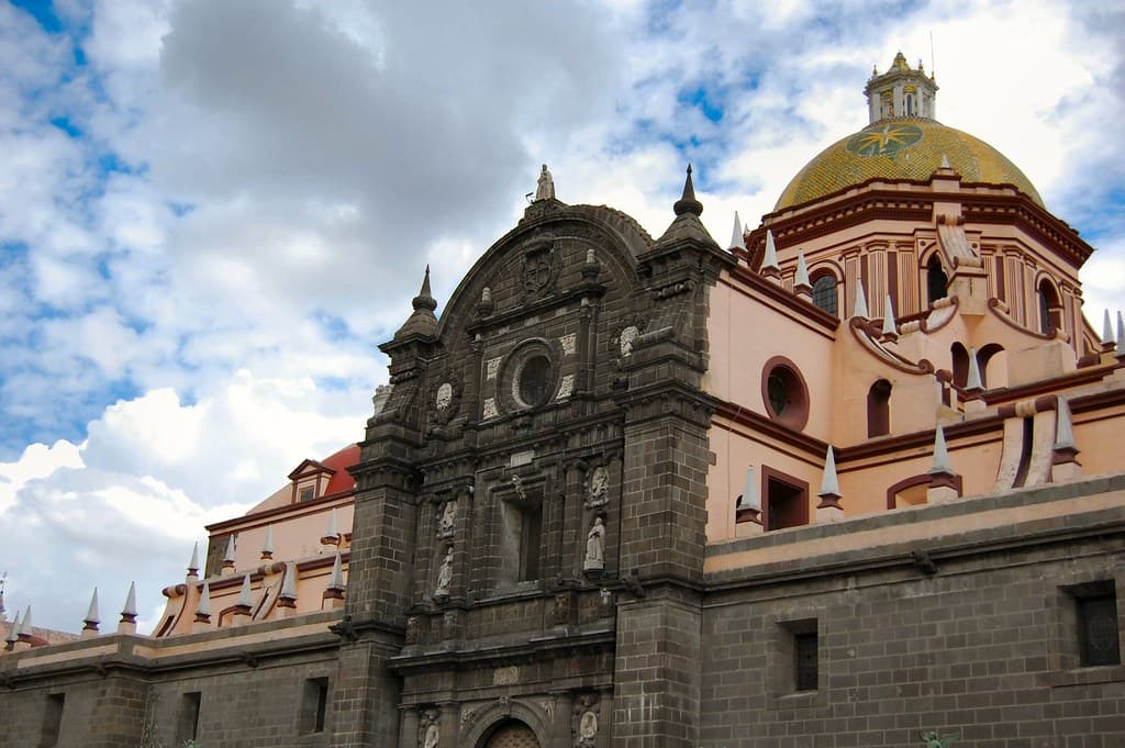 Puebla Cathedral in Mexico