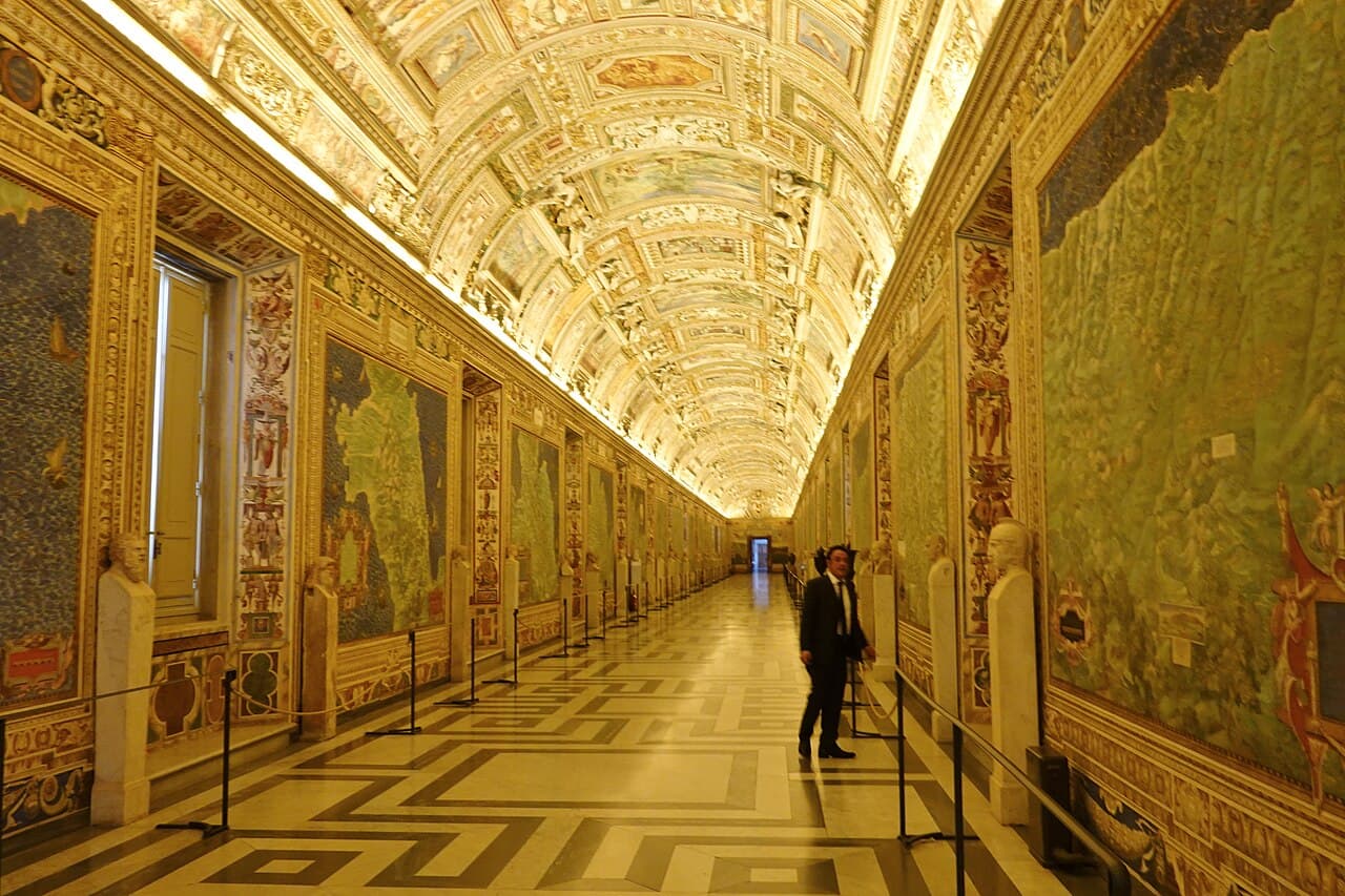 Gallery of Maps of the Vatican Museums
