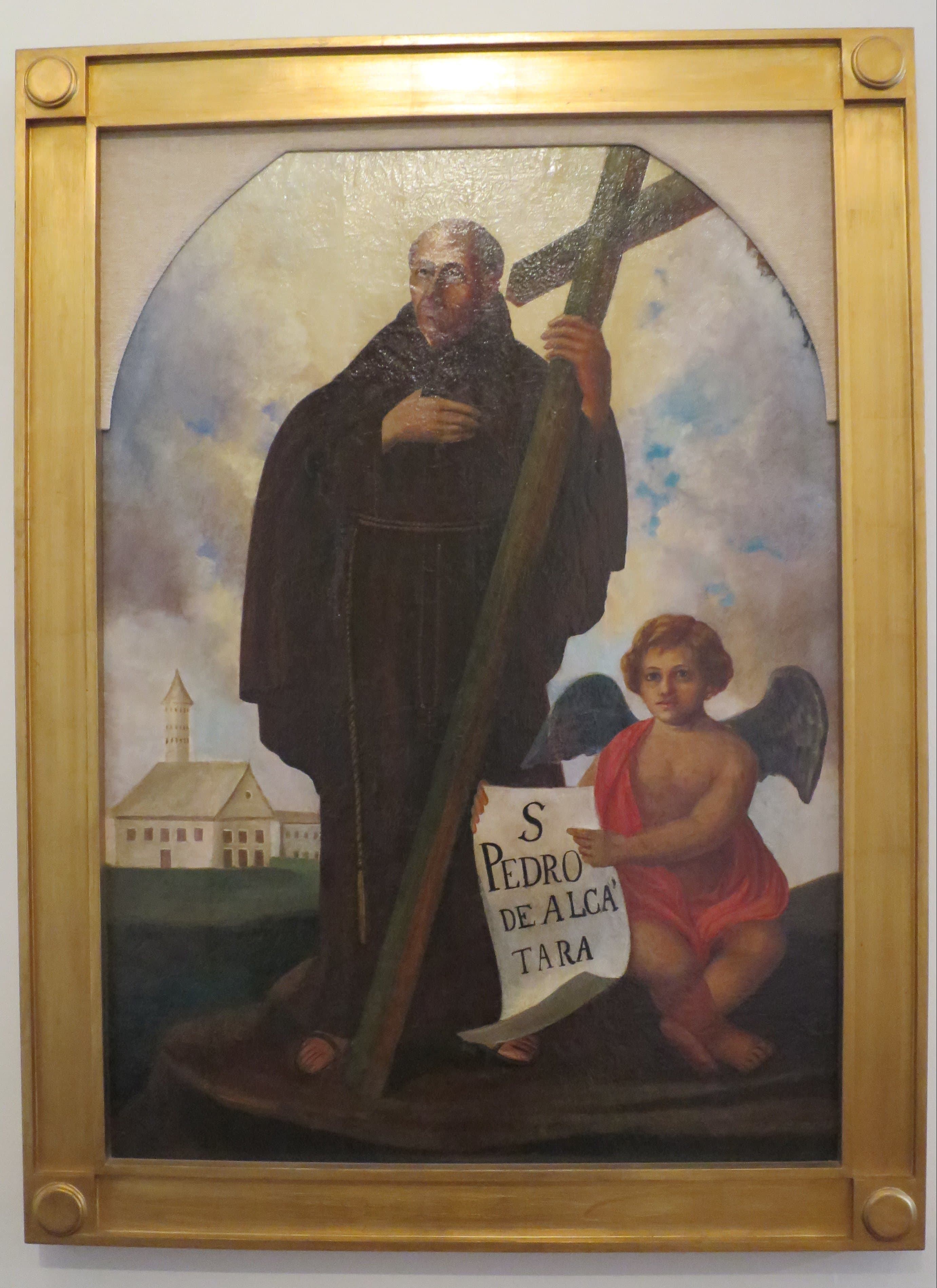 Tableau de saint Pierre d’Alcantara conservé au musée national des Beaux-Arts de Rio