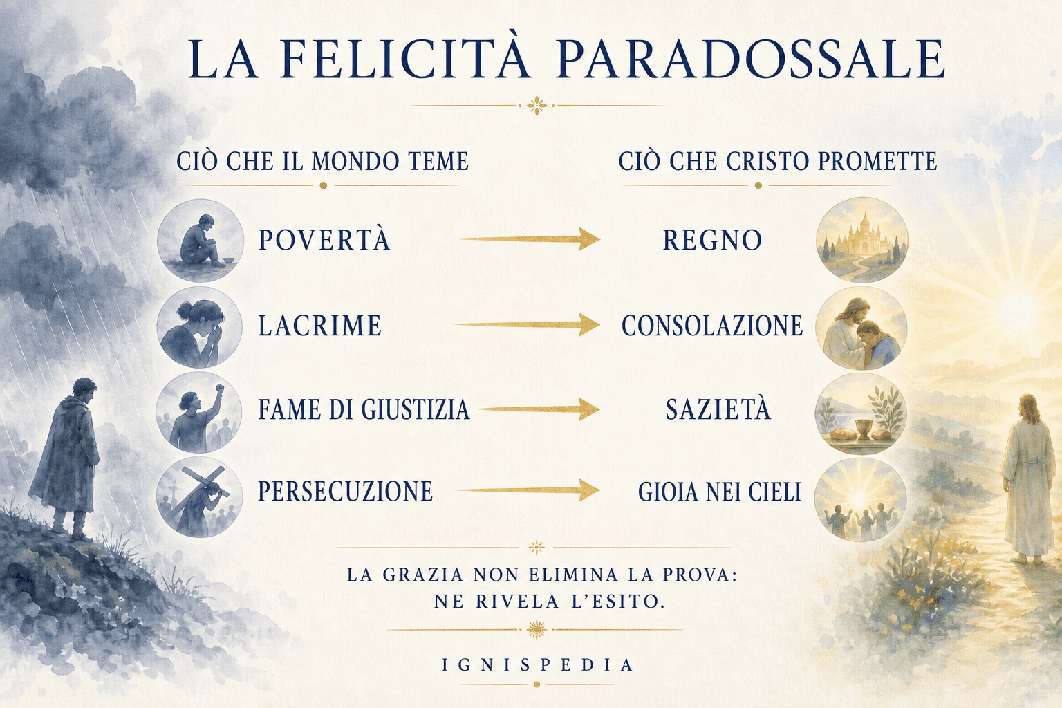 La felicità paradossale promessa da Gesù nelle Beatitudini
