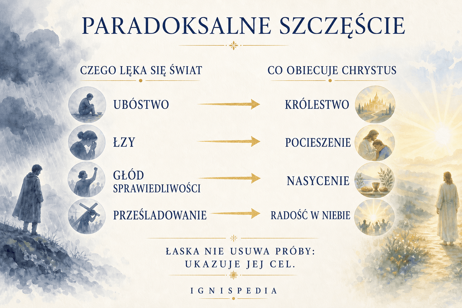 Paradoksalne szczęście obiecane przez Jezusa w Błogosławieństwach