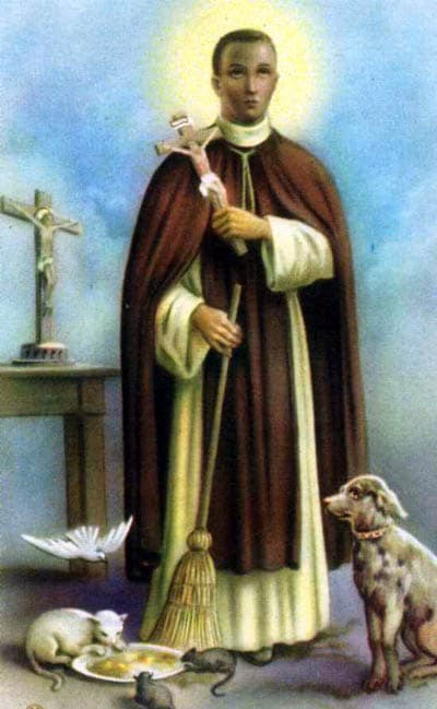 Portrait de saint Martin de Porrès