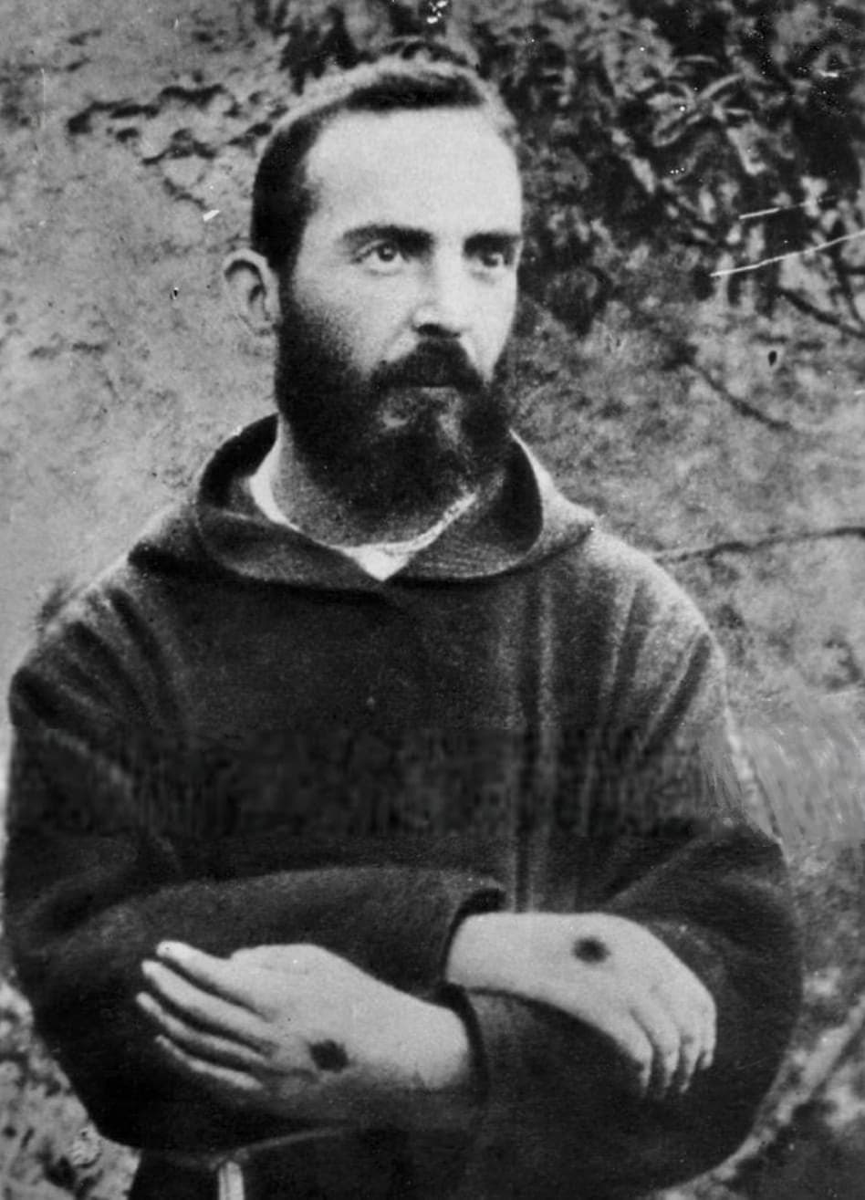 Padre Pio jeune, en habit capucin