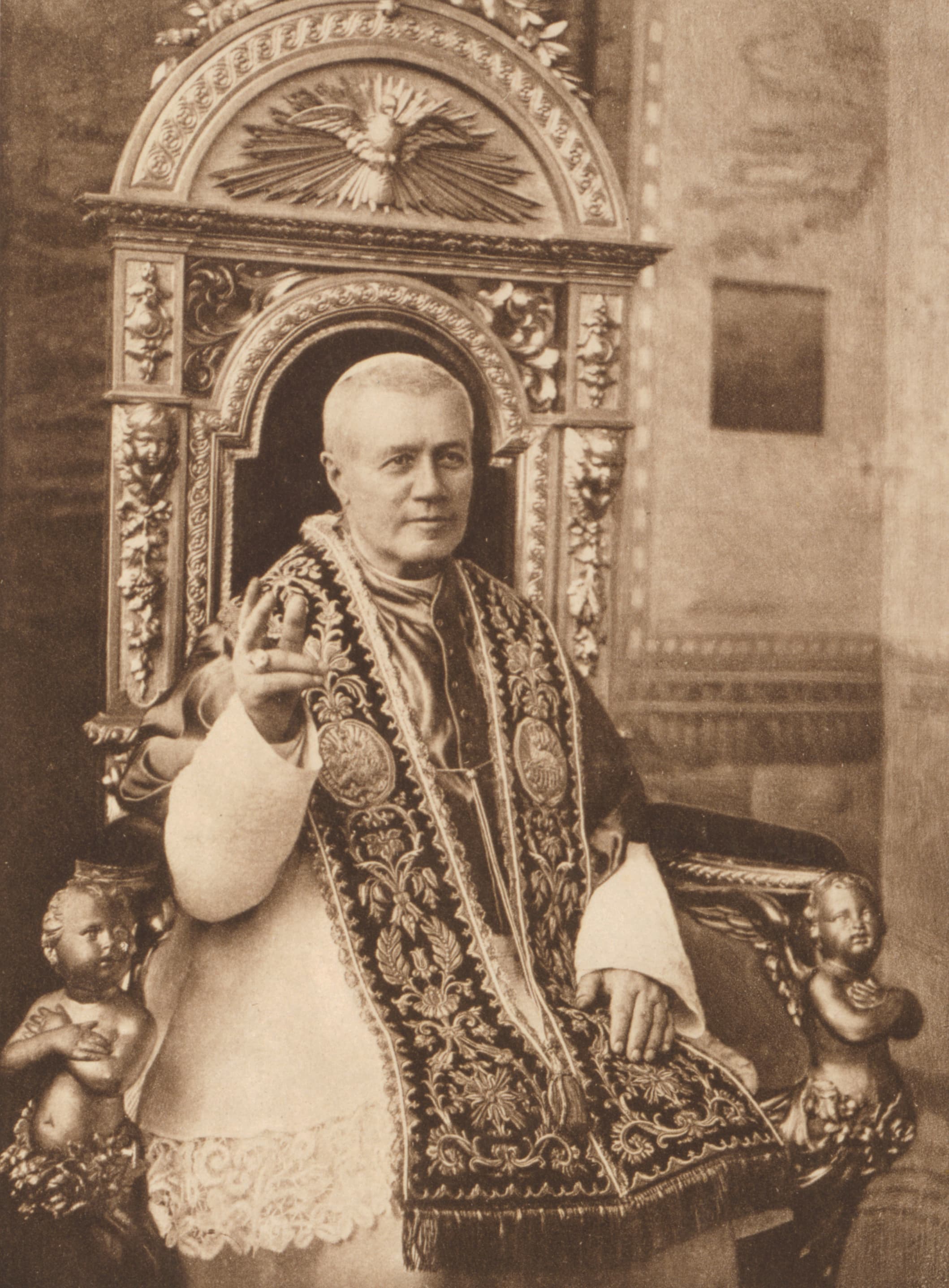 Saint Pie X, vers 1906. Tryphosa Bates-Batcheller, Library of Congress.