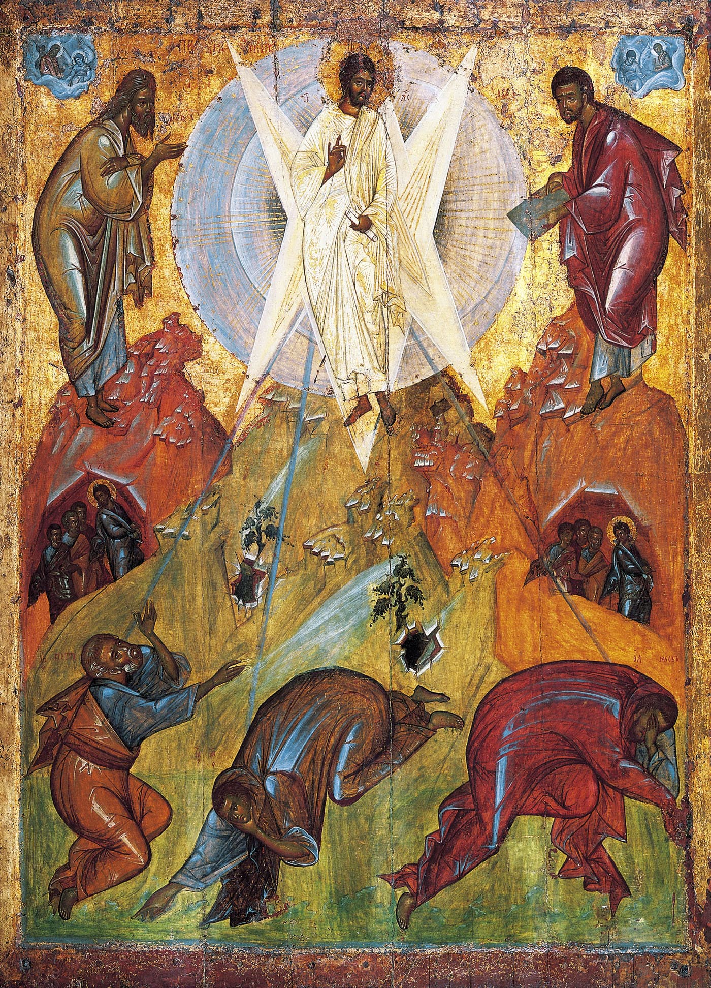 A Transfiguração de Cristo, ícone de Teófanes o Grego.