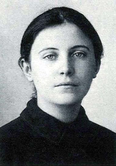 Portrait photographique de sainte Gemma Galgani