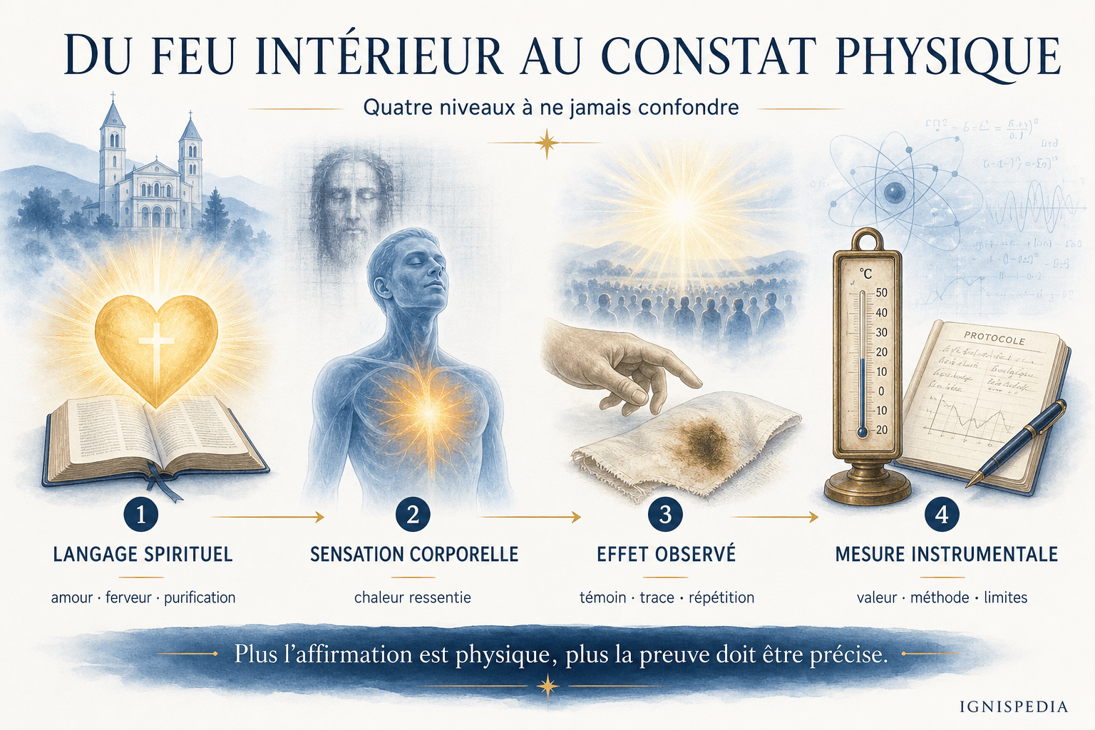 Infographie : du langage spirituel à la mesure instrumentale, quatre niveaux à ne jamais confondre