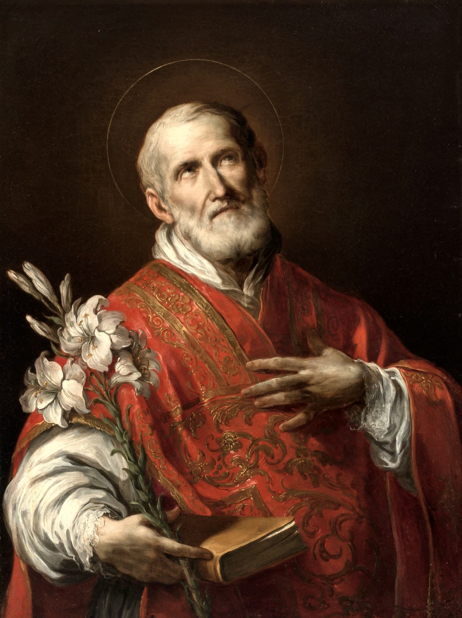 Portrait de saint Philippe Néri, atelier de Guido Reni
