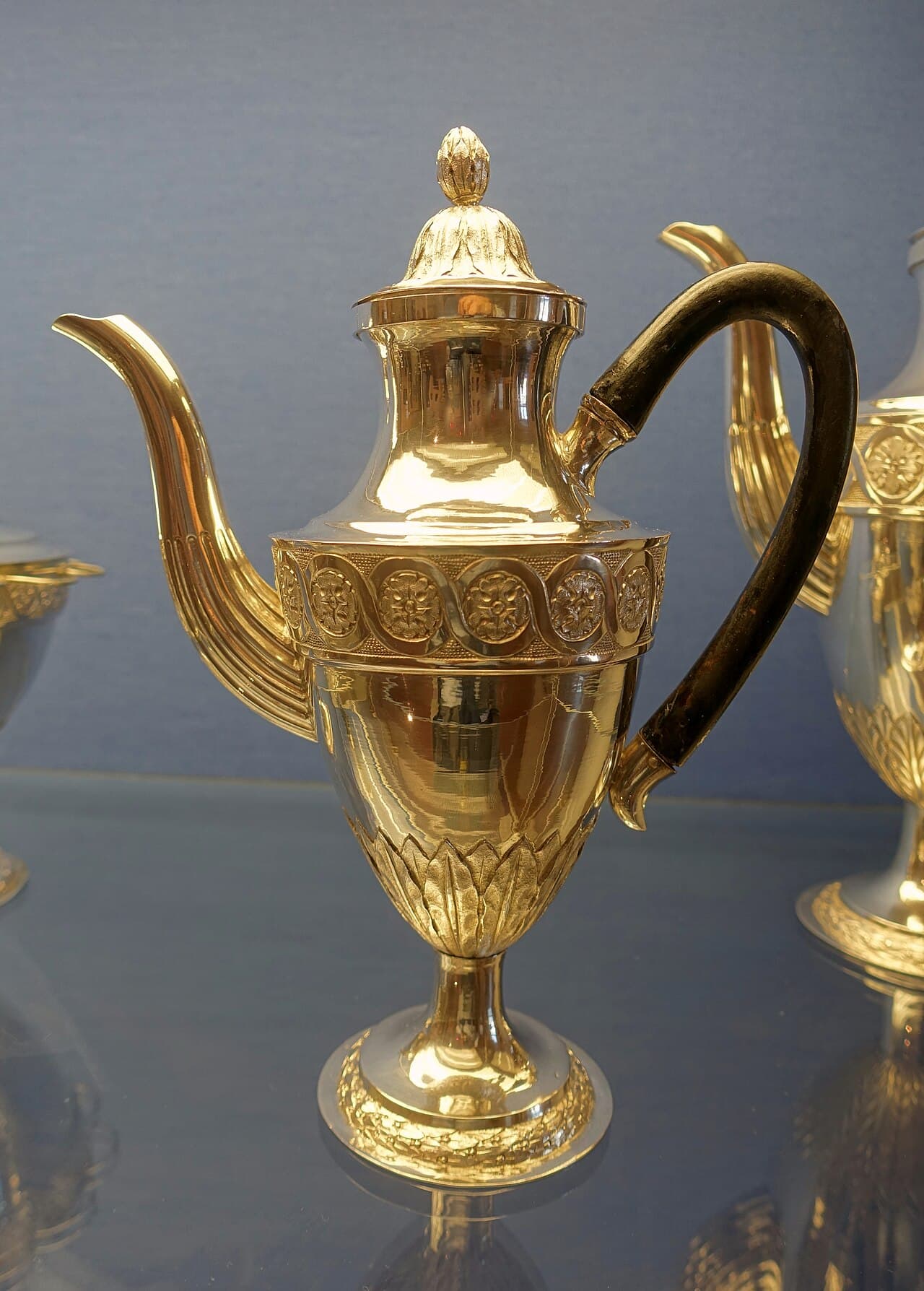 Vase liturgique en argent doré de Georg Stephan Dorffer, 1817
