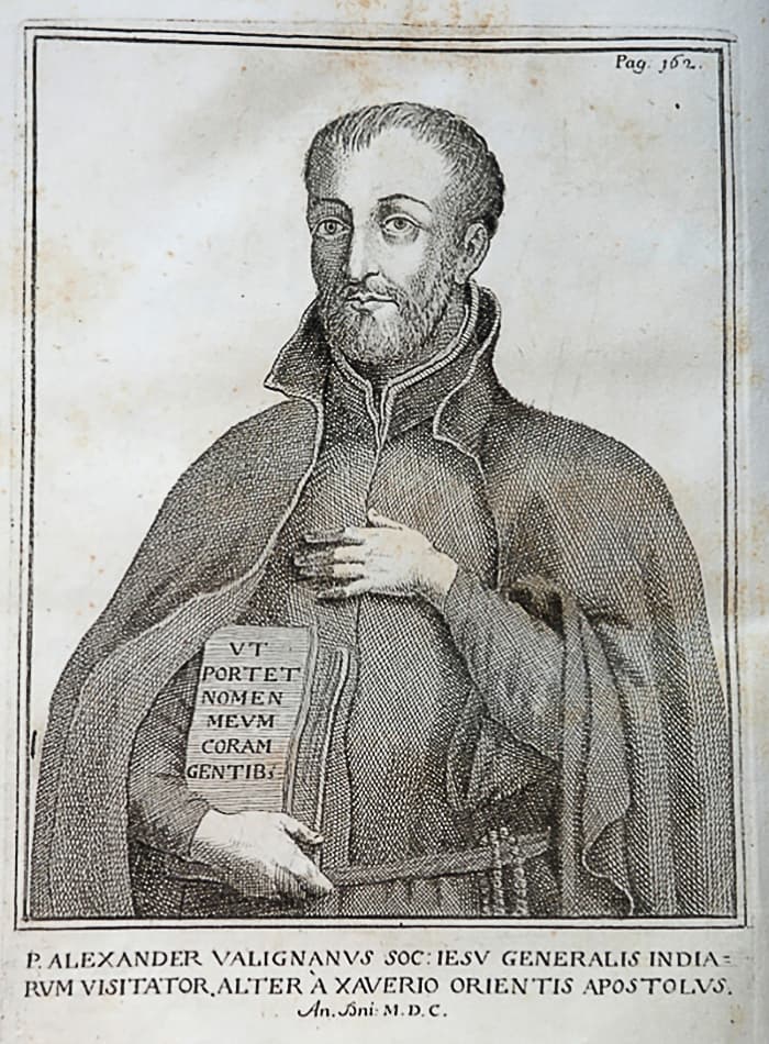 Портрет о. Алессандро Валиньяно S.J. (1539–1606), визитатора Индий и строителя японских миссий