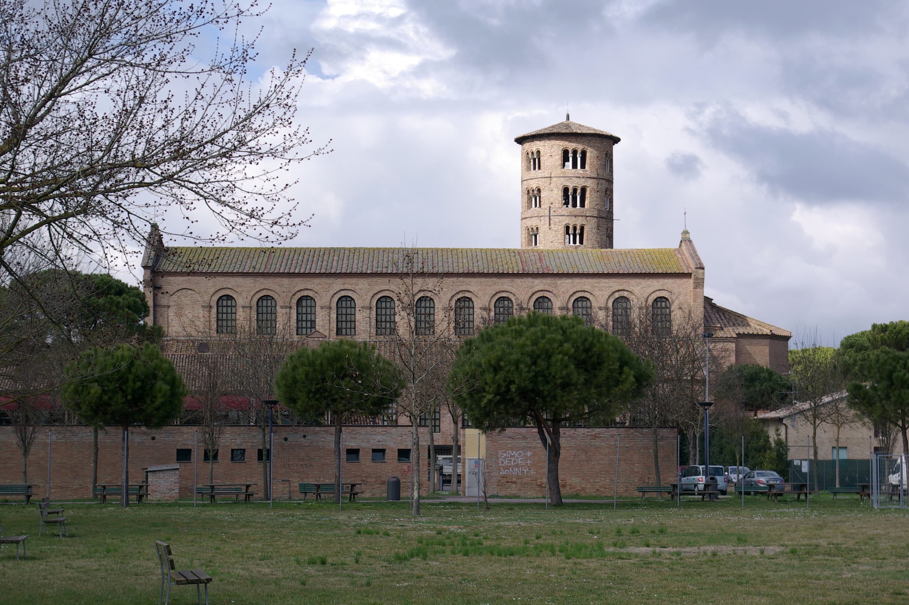 The basilica of Sant'Apollinare in Classe near Ravenna