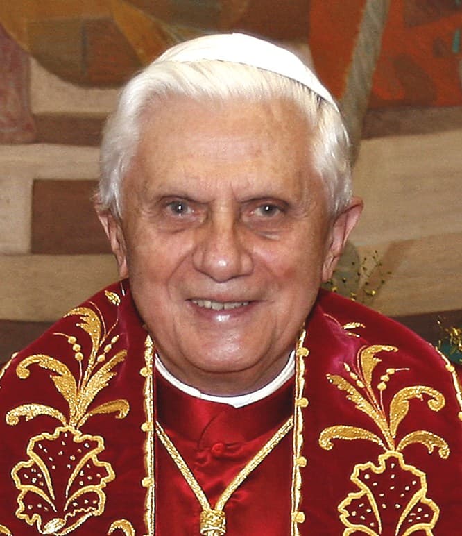 Benoît XVI, le 10 mai 2007.