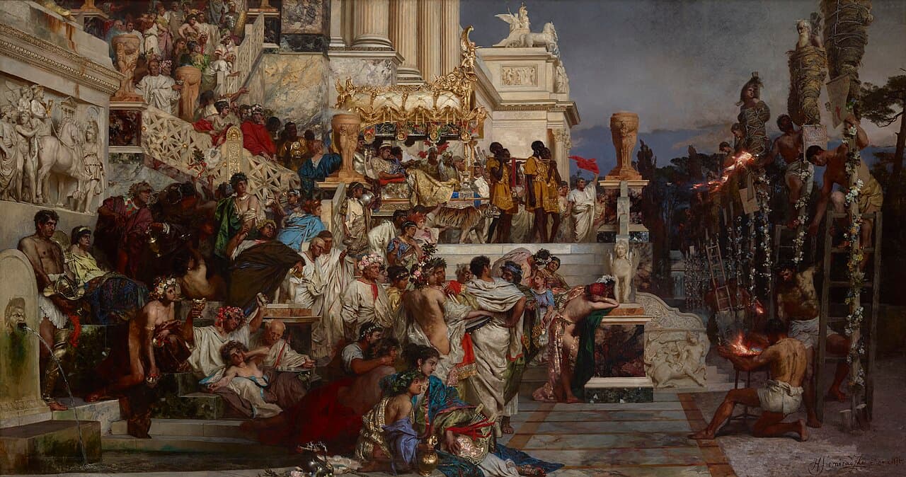 Henryk Siemiradzki, As Tochas de Nero