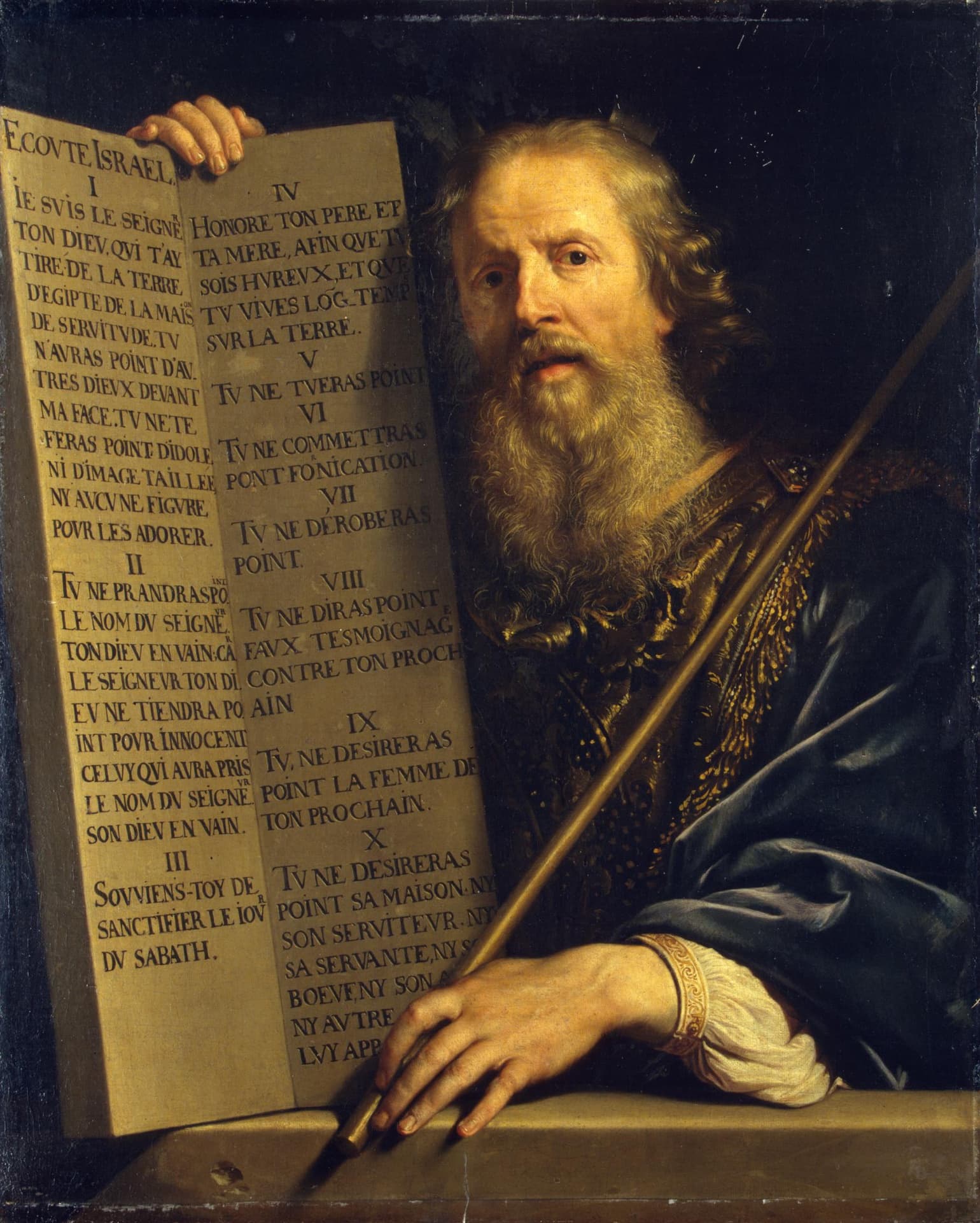 Moïse portant les tables de la Loi, par Philippe de Champaigne