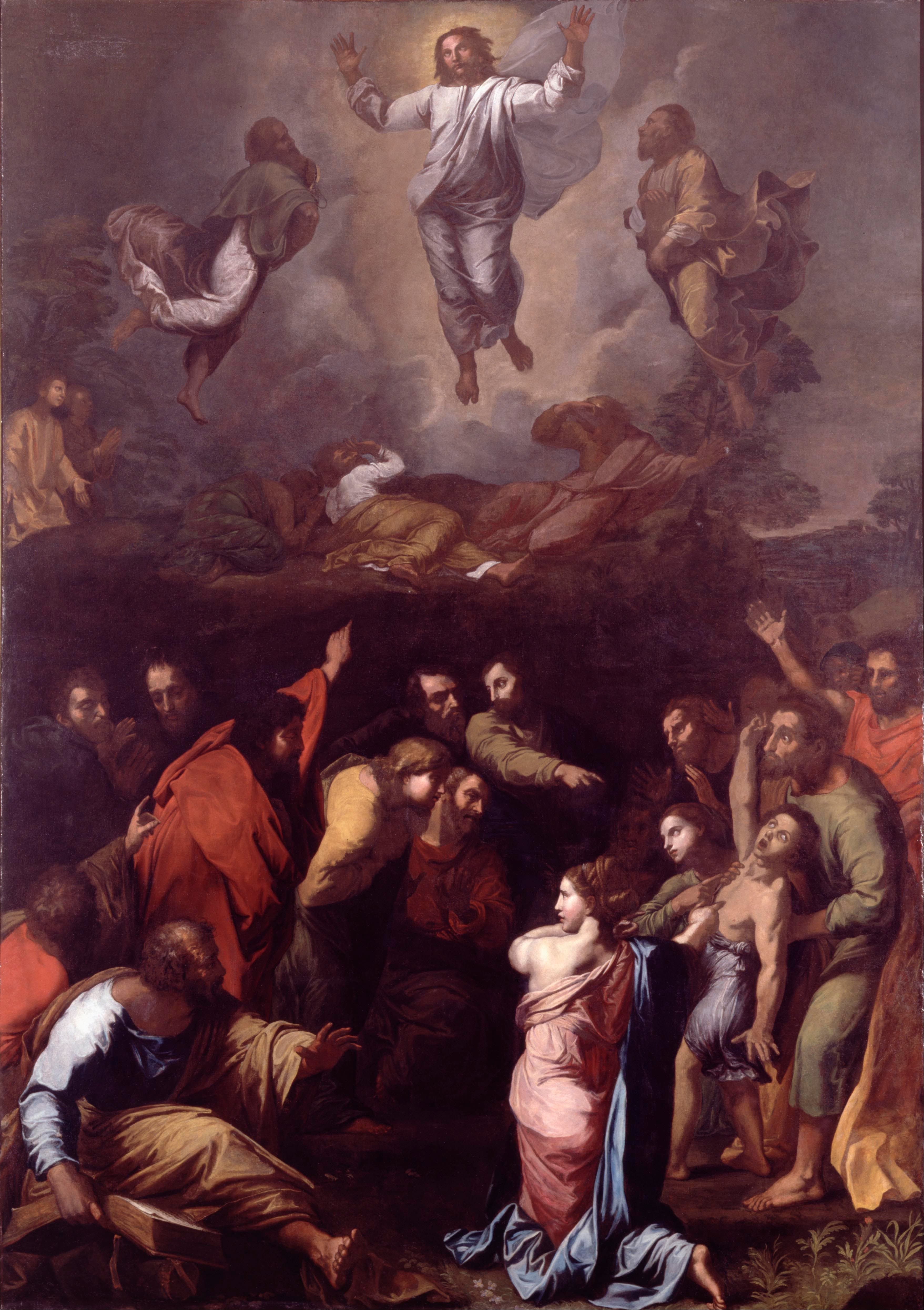 La Transfiguration, peinture ancienne d’après Raphaël conservée à Dulwich