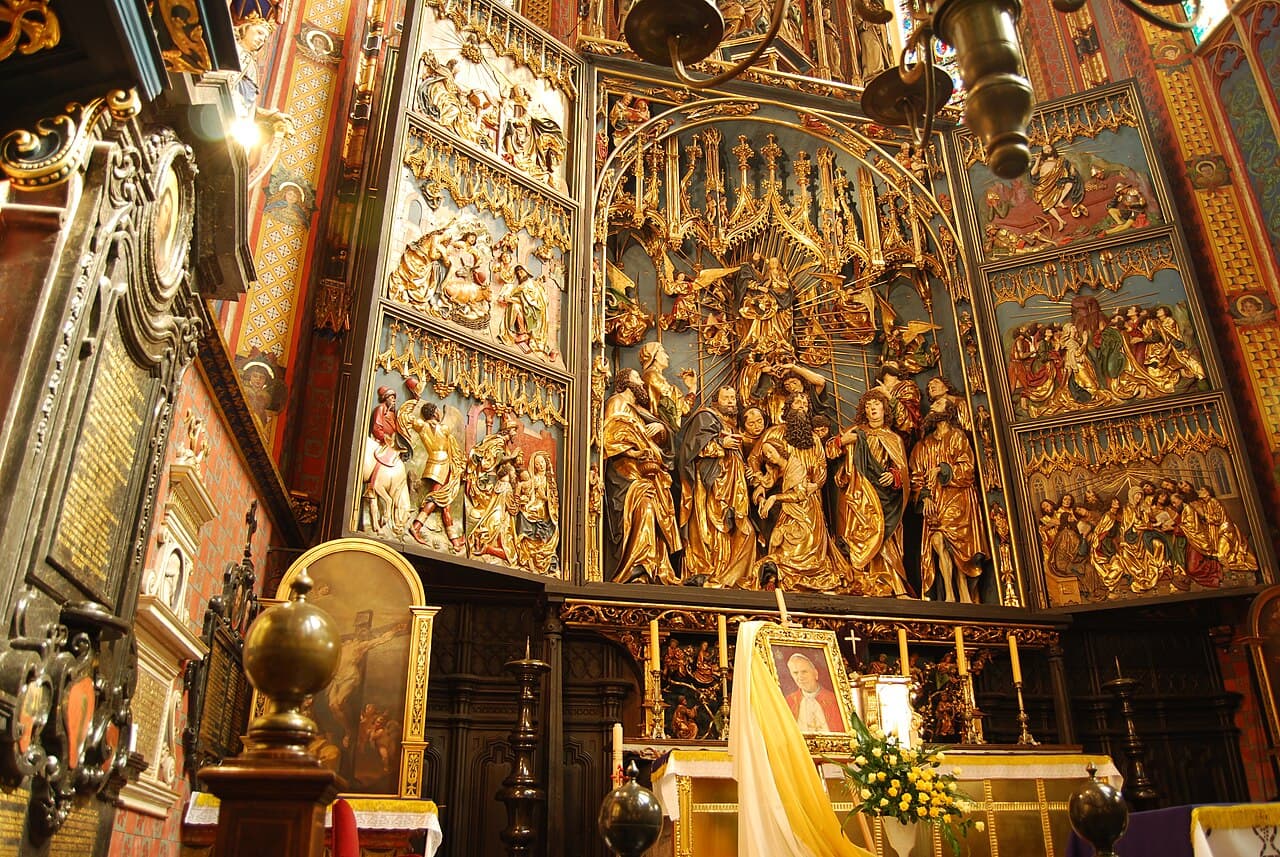 Geöffneter Altar von Veit Stoß in Krakau