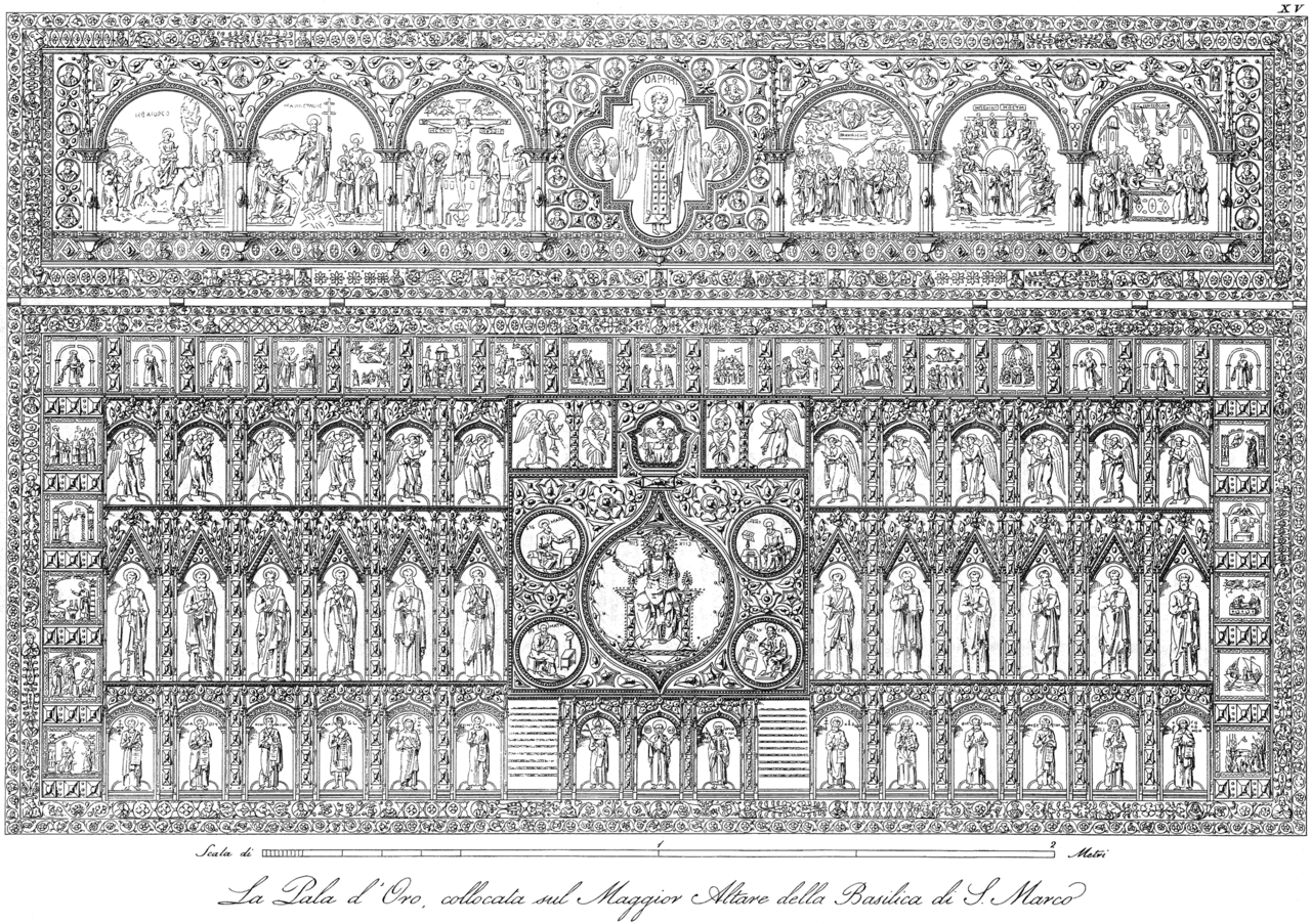 Stich der Pala d'Oro von San Marco