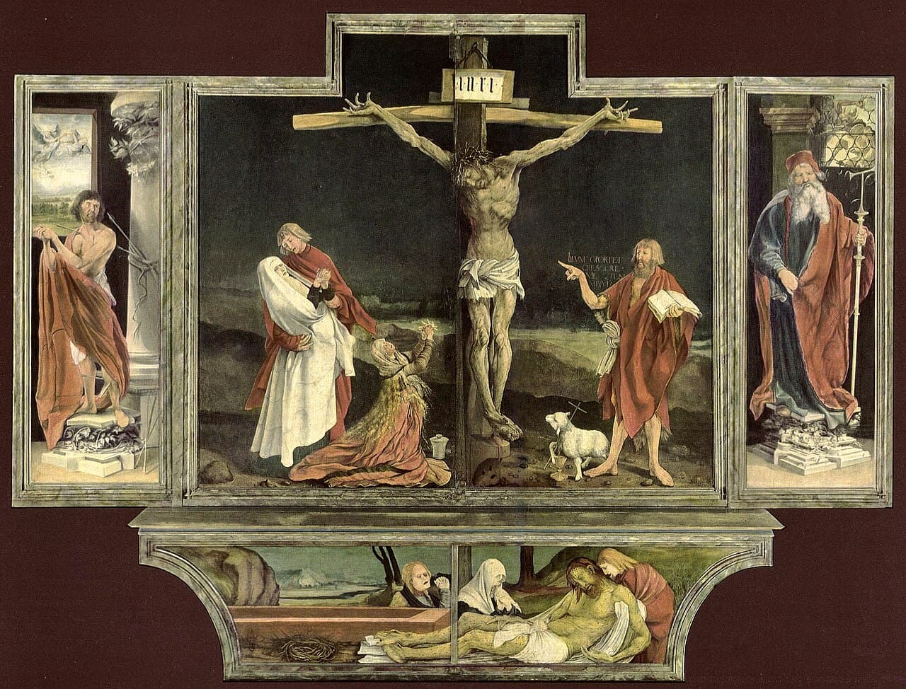 Der Isenheimer Altar bei geschlossenen Flügeln