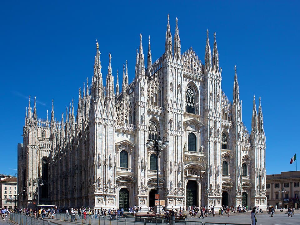 Cathédrale de Milan (Duomo), cœur de l'archidiocèse de Milan où se célèbre le rite ambrosien